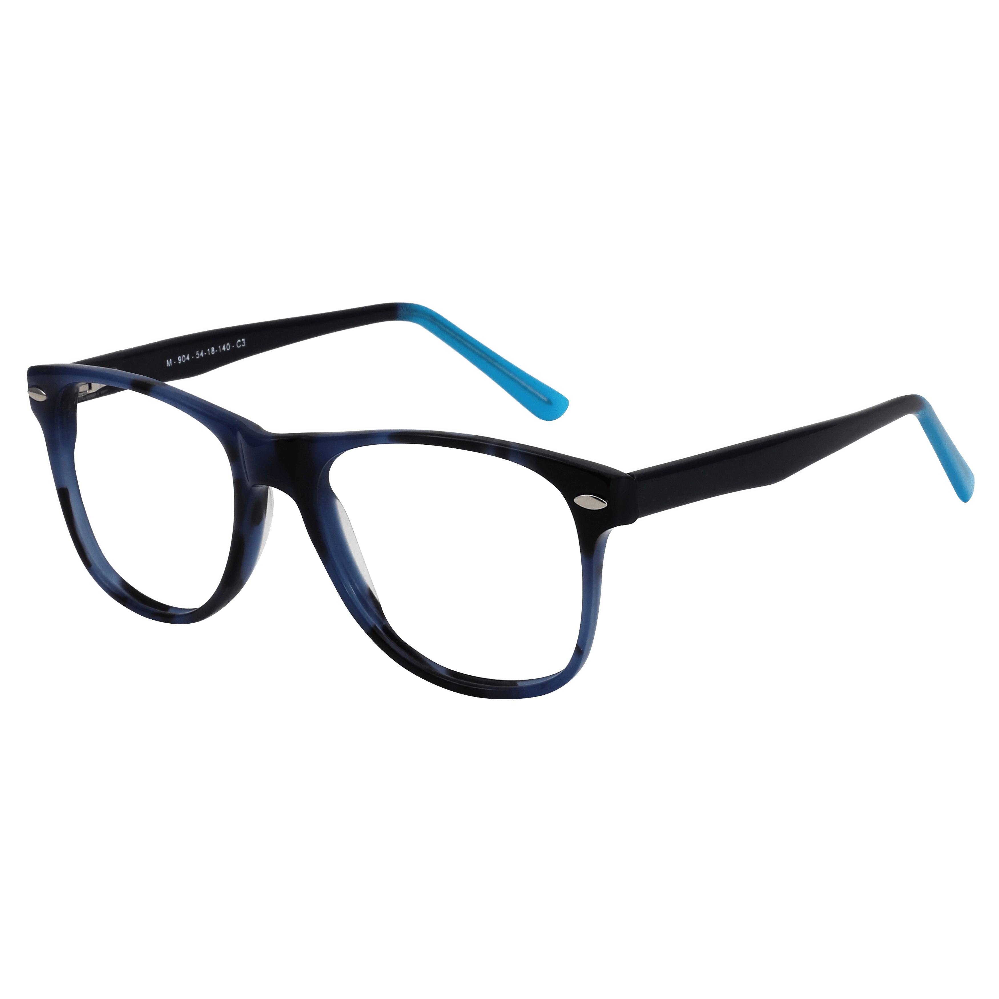 Inspira M-904 Frame Blue Male Full Shell — Blue frame