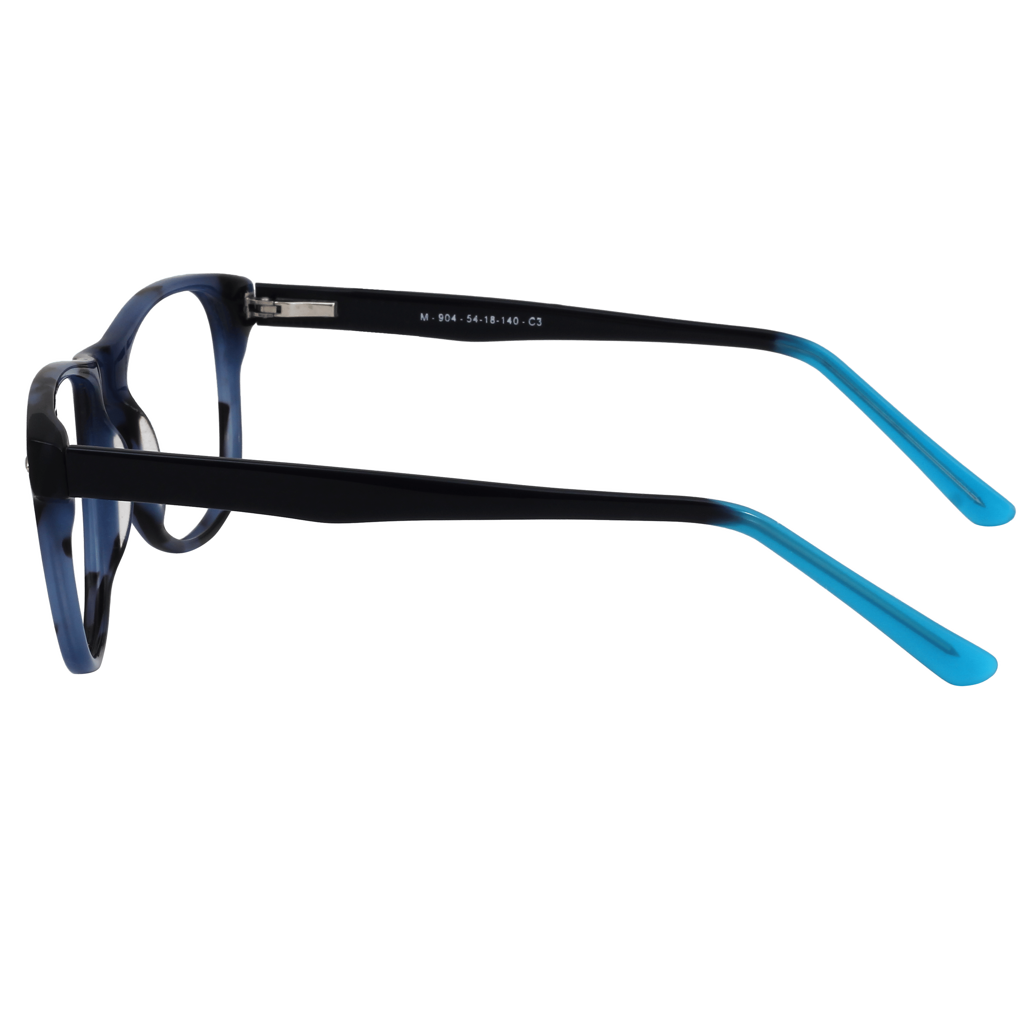 Inspira M-904 Frame Blue Male Full Shell Frame — Blue frame — view 3
