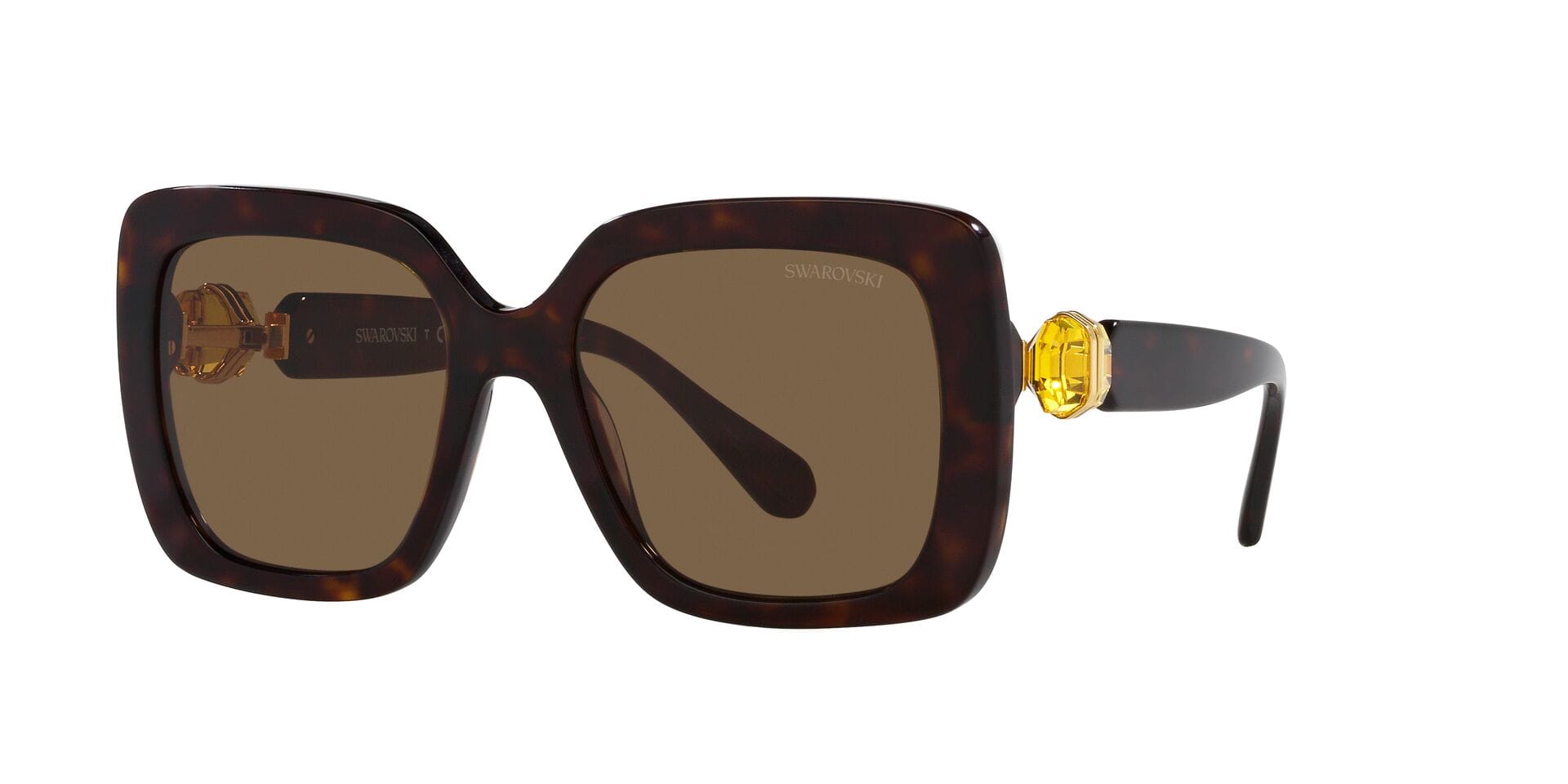 Swarovski 0SK6001 Sunglass Havana Female Full Shell — Havana frame