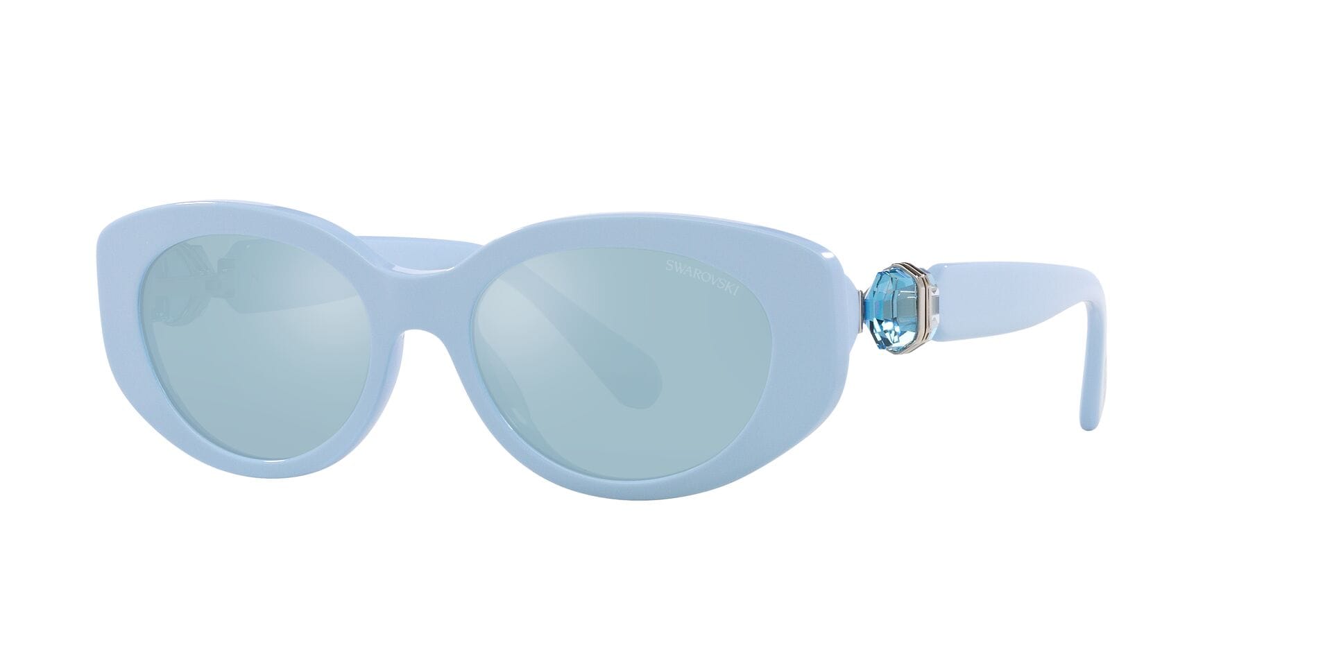 Swarovski 0SK6002 Sunglass Blue Female Full Shell — Blue frame
