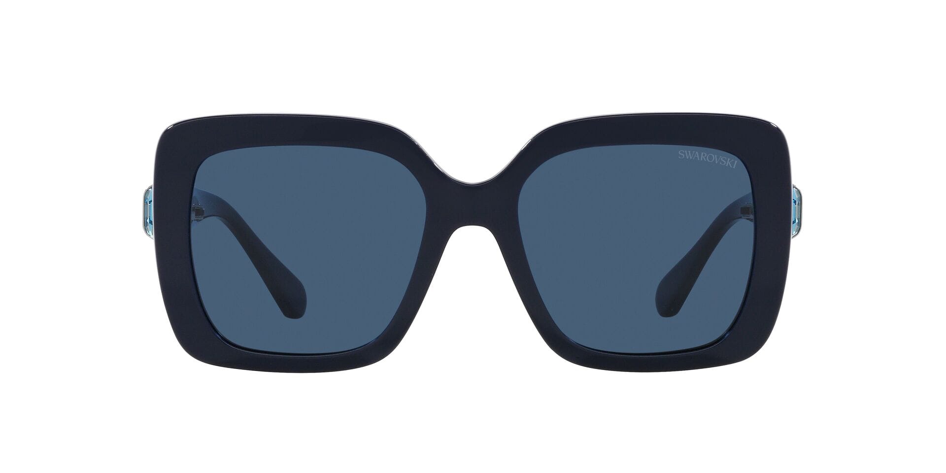 Swarovski 0SK6001 Sunglass Blue Female Full Shell Sunglass — Blue frame