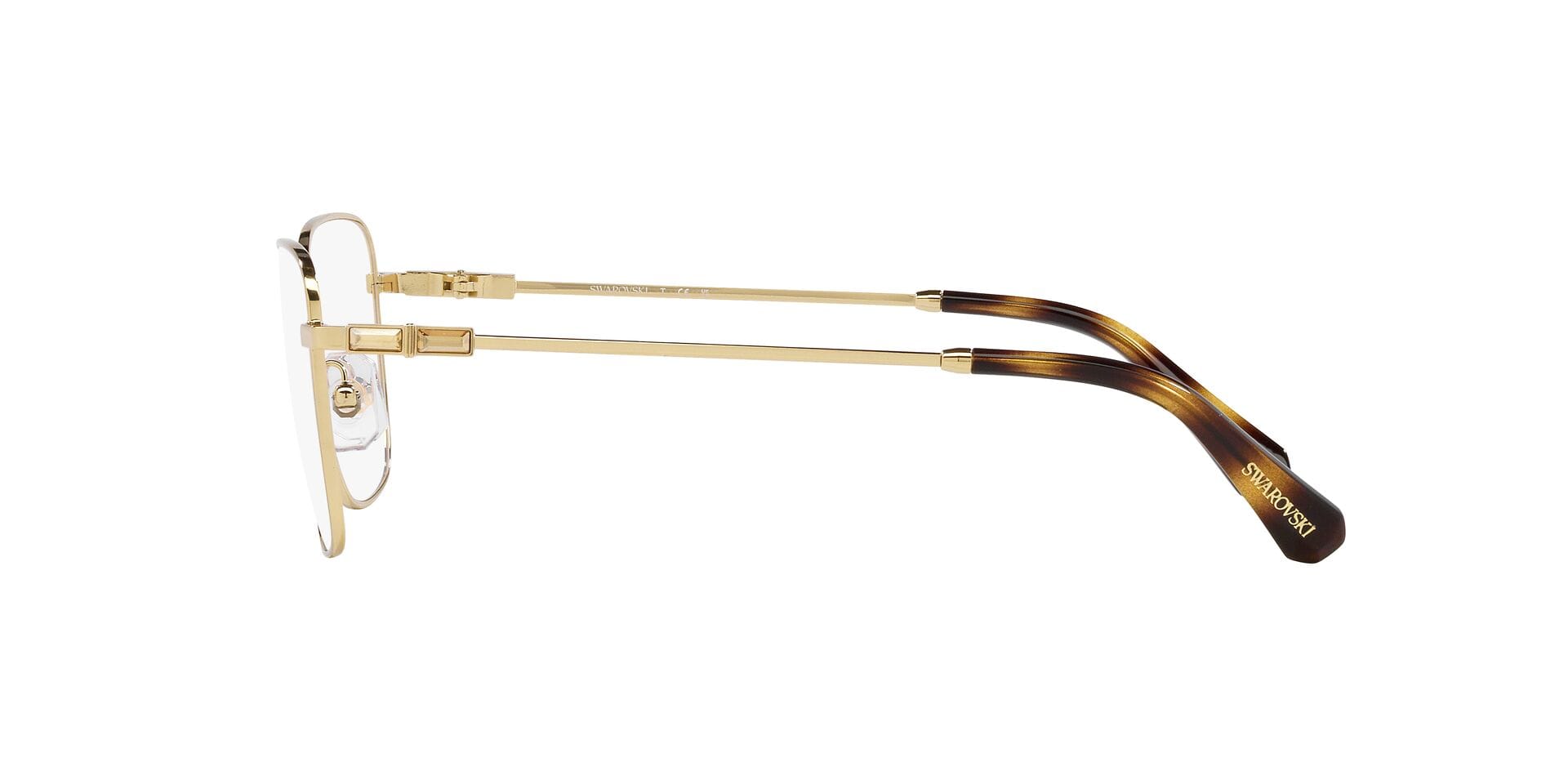 Swarovski 0SK1003 Frame Gold Female Full Metal Frame — Gold frame — view 4