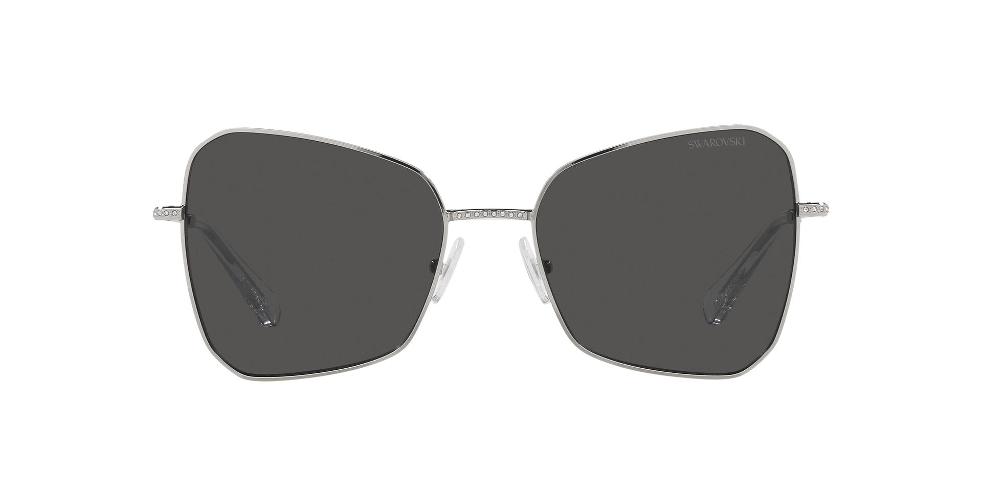 Swarovski 0SK7008 Sunglass Silver Female Full Metal Sunglass — Silver frame