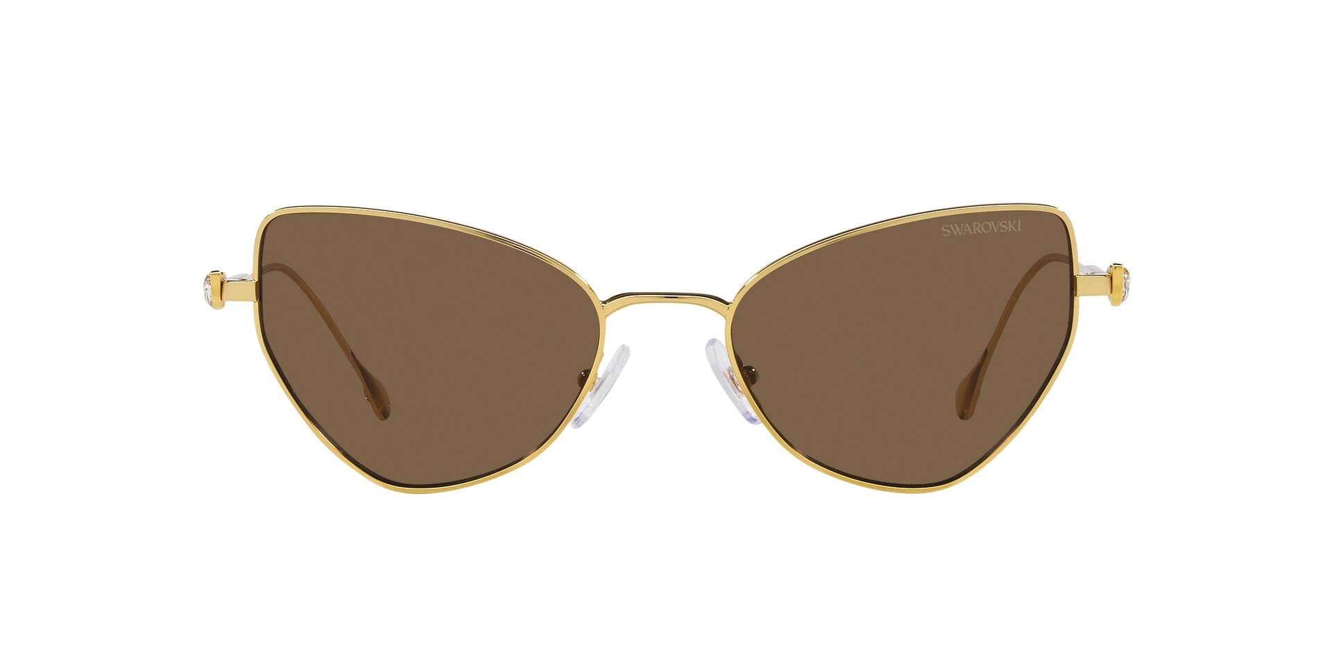 Swarovski 0SK7011 Sunglass Gold Female Full Metal Sunglass — Gold frame