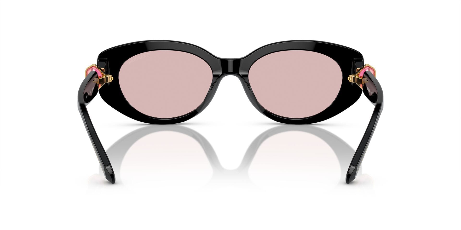 Swarovski 0SK6001 Sunglass Black Female Full Shell Sunglass — Black frame