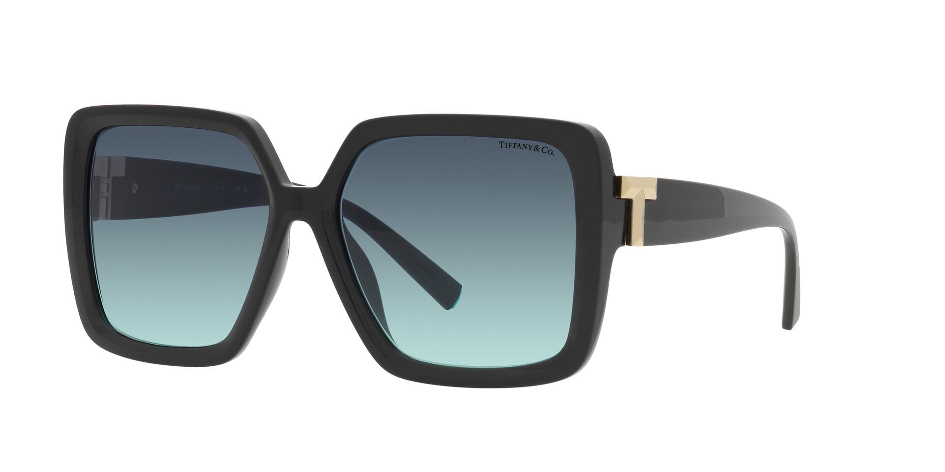Tiffany & Co 0TF4206U Sunglass Black Female Full Shell — Black frame