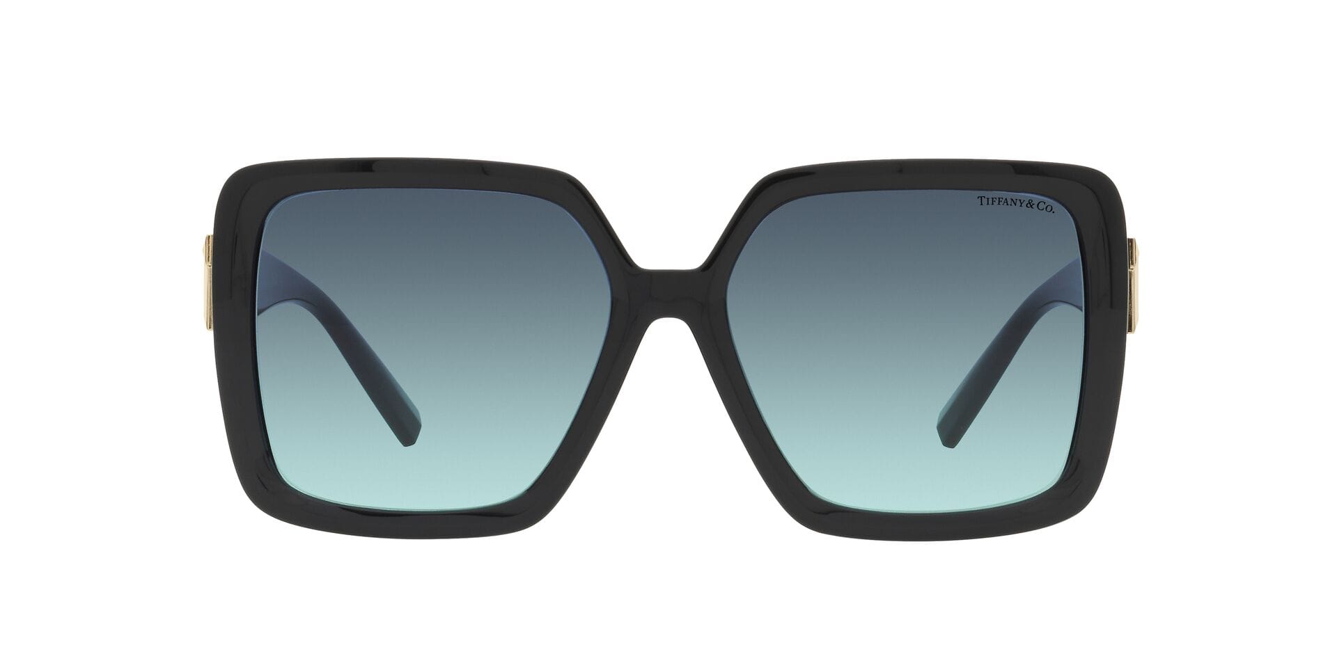 Tiffany & Co 0TF4206U Sunglass Black Female Full Shell Sunglass — Black frame — view 2