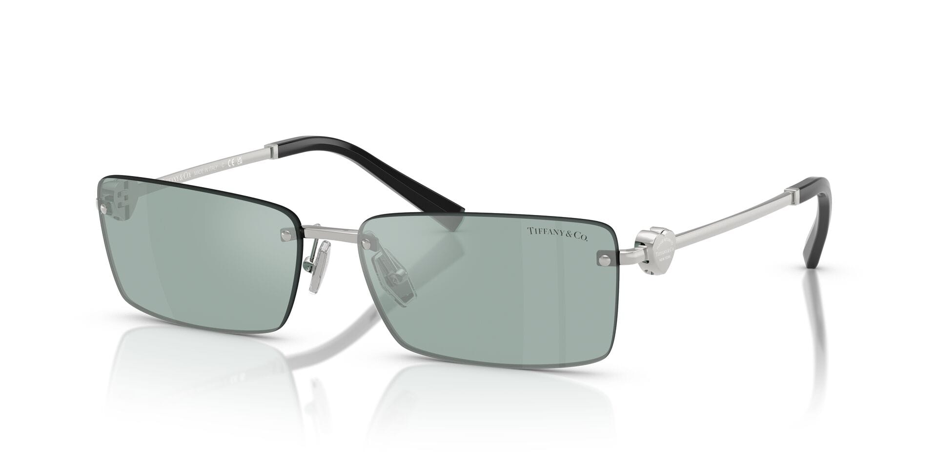 Tiffany & Co 0TF3108B Sunglass Silver Unisex RimLess Metal