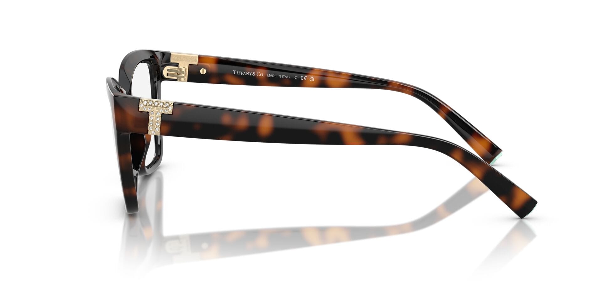 Tiffany & Co 0TF2257BU Frame Havana Female Full Shell Frame — Havana frame — view 3