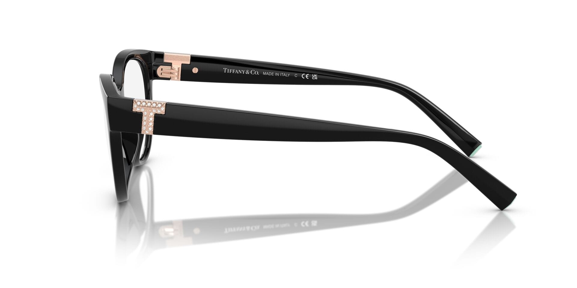 Tiffany & Co 0TF2258BU Frame Black Female Full Shell Frame — Black frame — view 3
