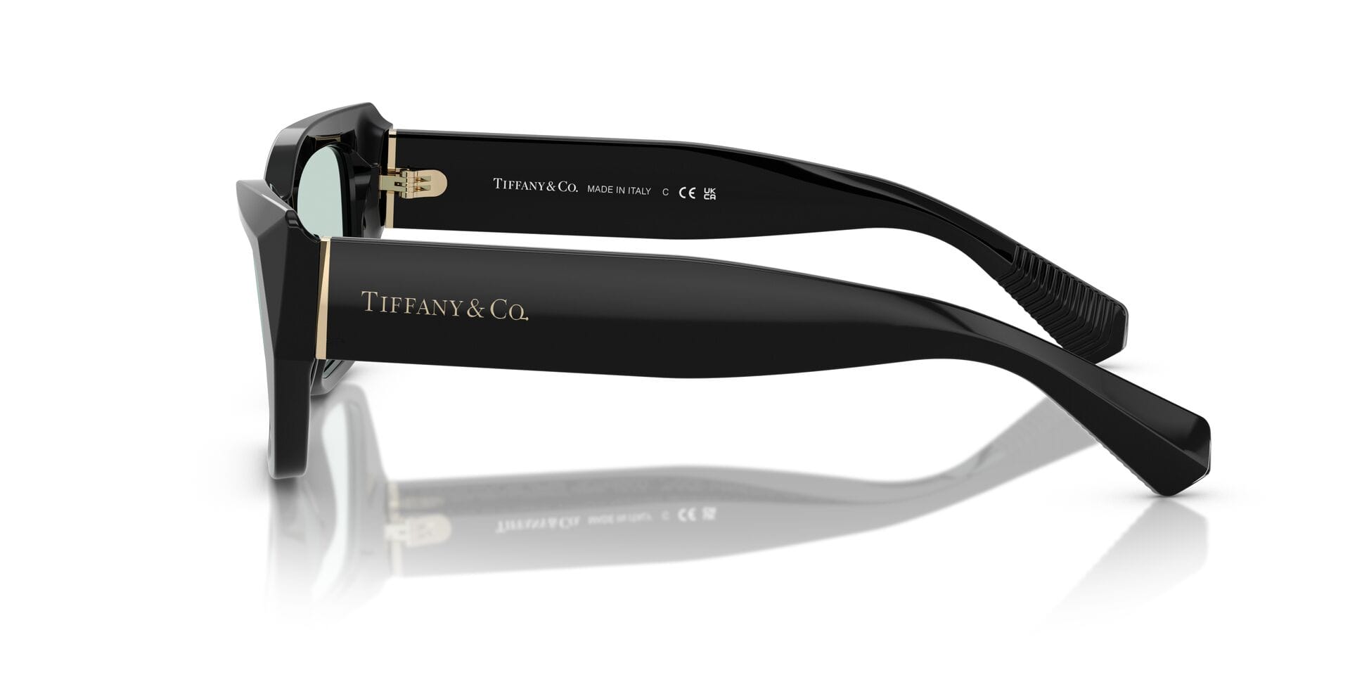 Tiffany & Co 0TF4230 Sunglass Black Female Full Shell Sunglass — Black frame — view 3