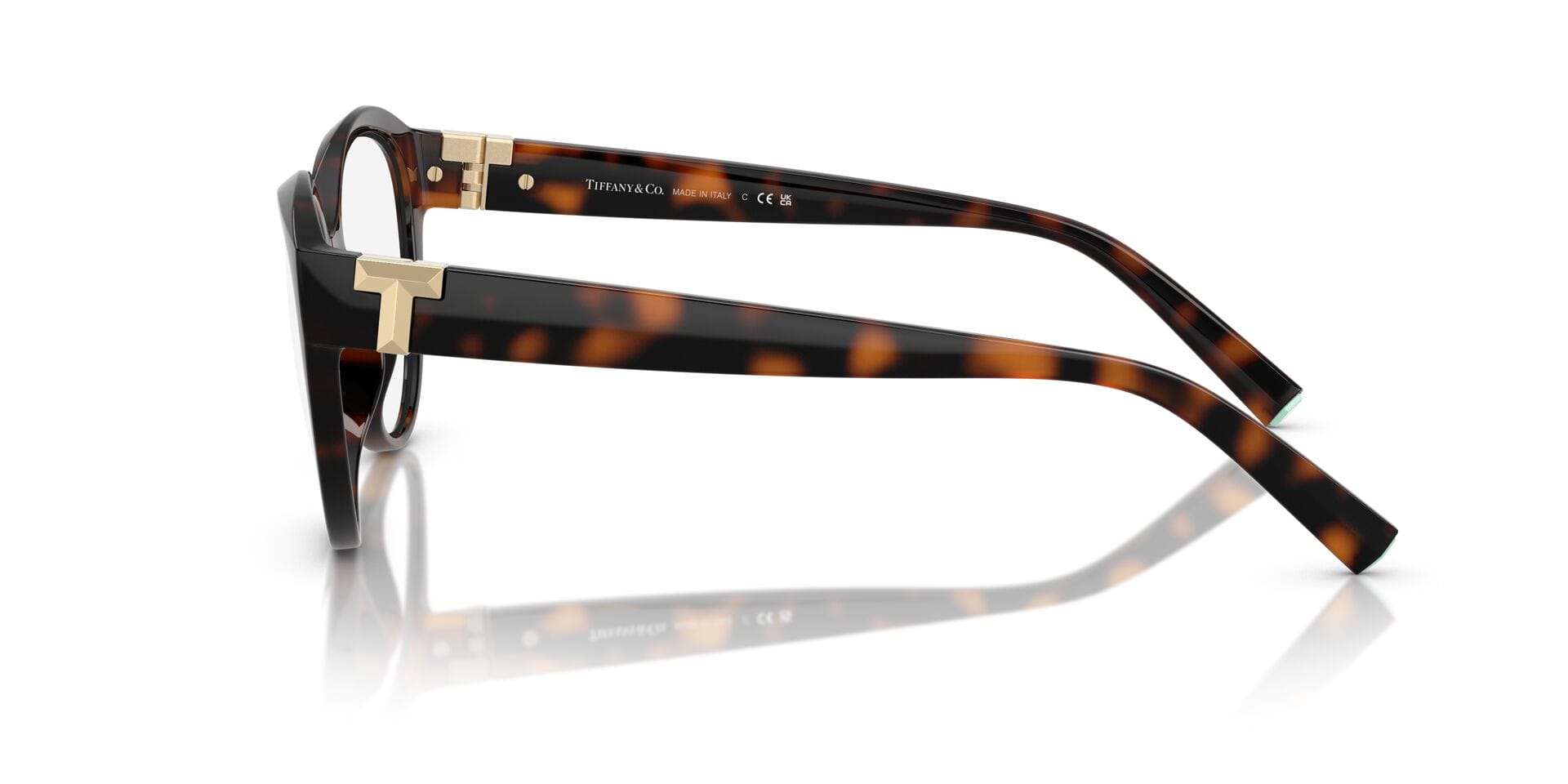 Tiffany & Co 0TF2255U Frame Havana Female Full Shell Frame — Havana frame — view 3