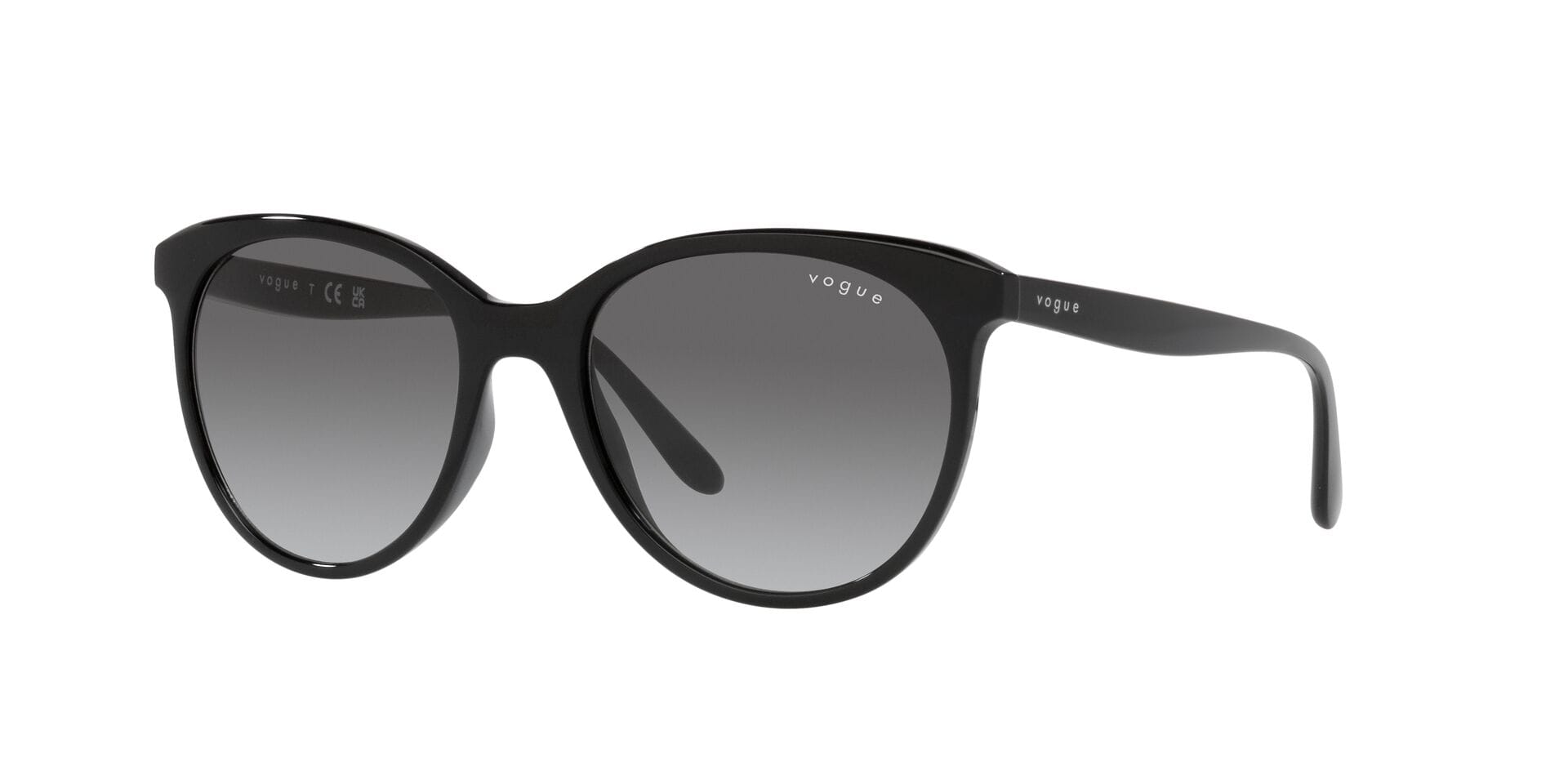 Vogue 0VO5453S Sunglass Black Female Full Shell — Black frame