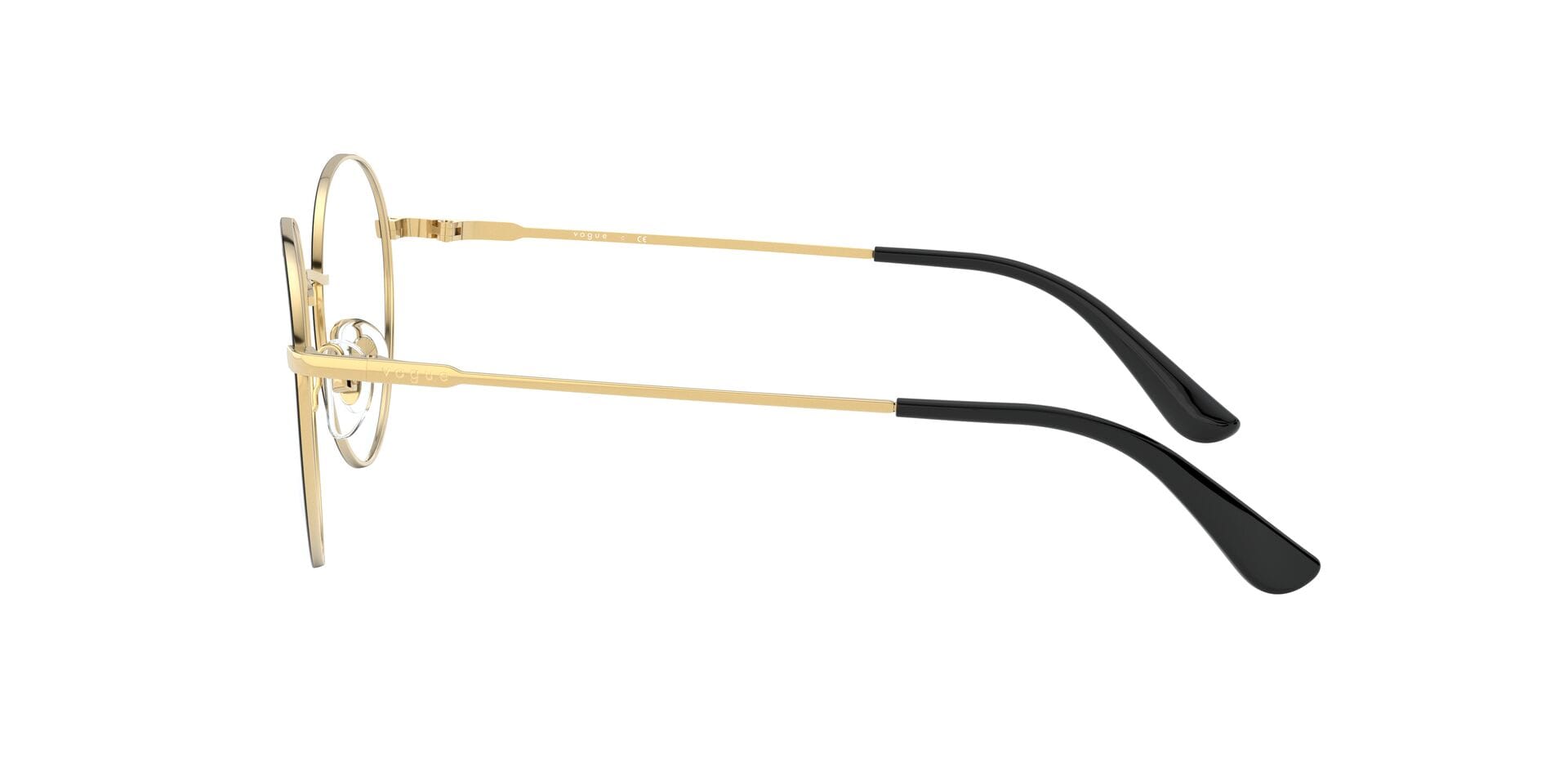 Vogue 0VO4177 Frame Black Female RimLess Metal Frame — Black frame — view 3