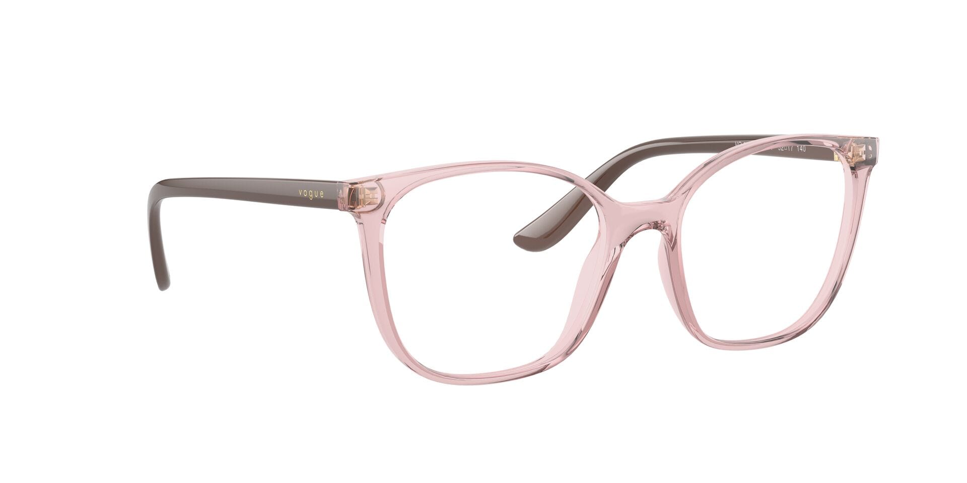 Vogue 0VO5356 Frame Transparent Brown Female Full Shell Frame — Transparent Brown frame — view 12