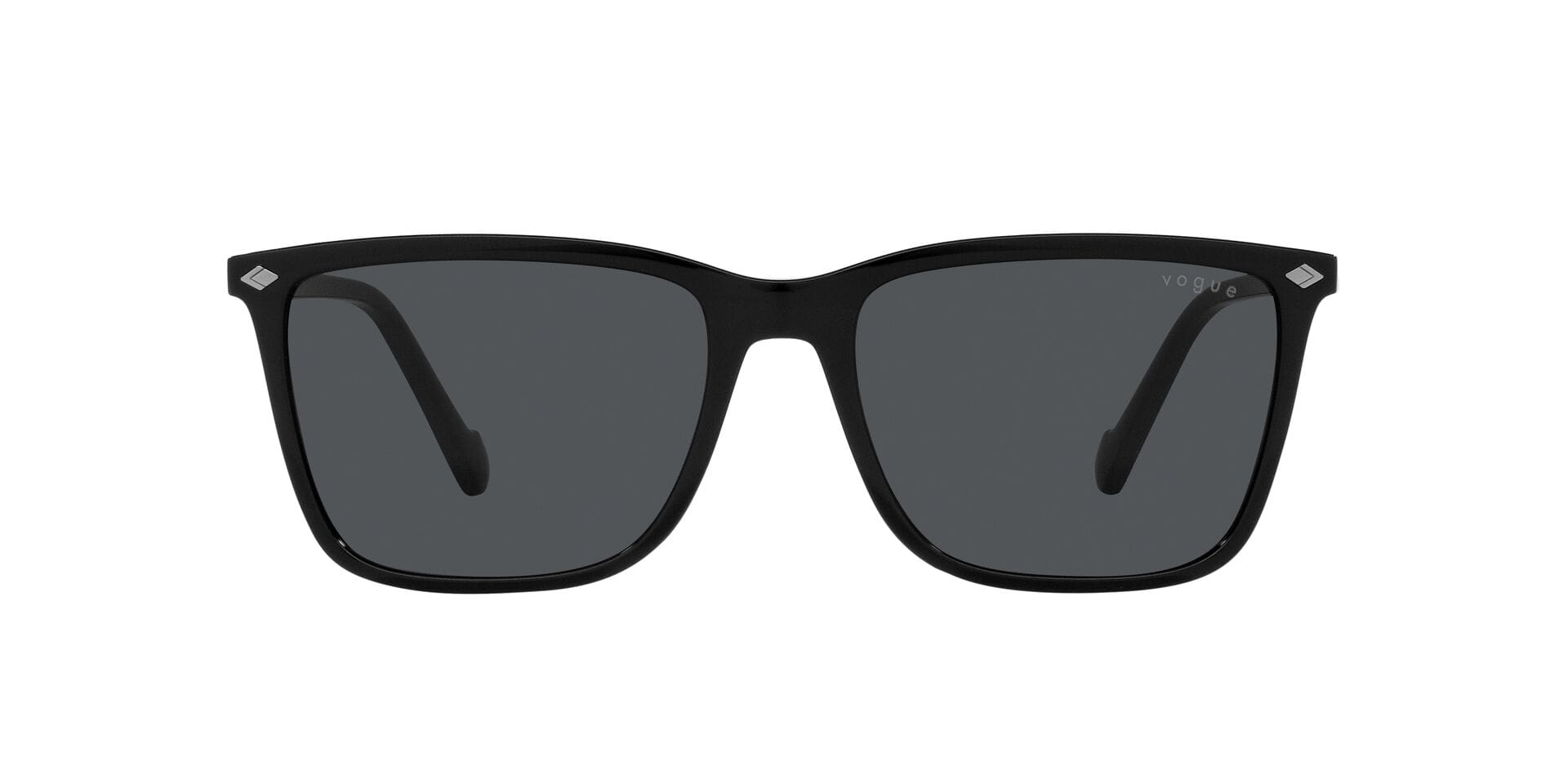 Vogue 0VO5493S Sunglass Black Male Full Shell Sunglass — Black frame — view 2