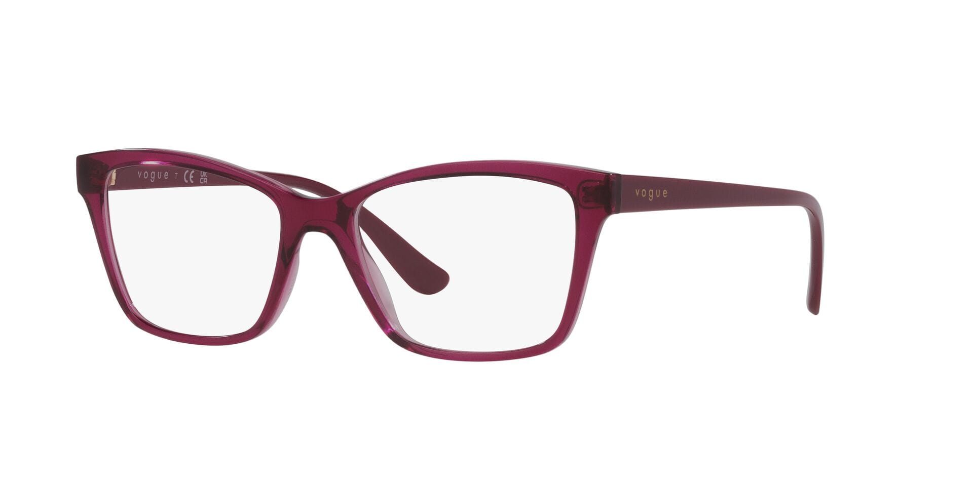 Vogue FR Vogue 0VO5420 Frame Violet Female Shell Shell — Transparent Green frame