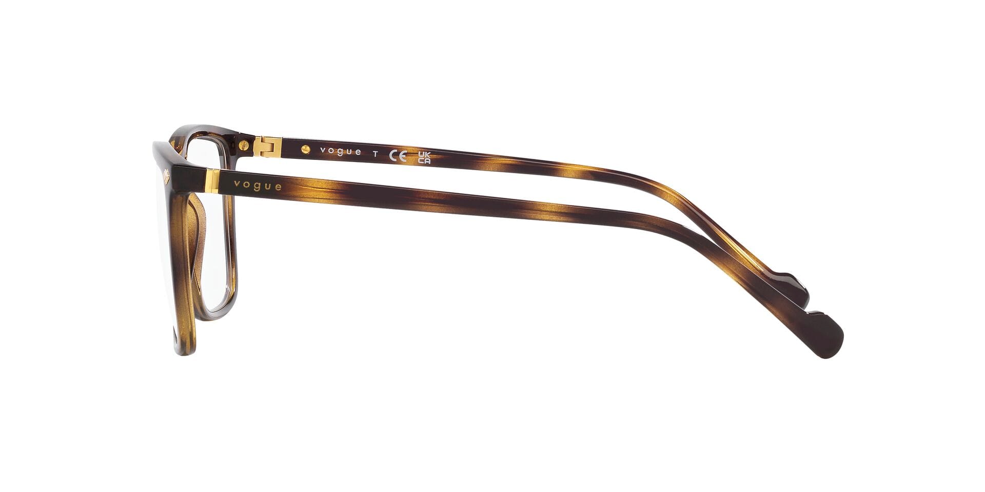 Vogue 0VO5492 Frame Havana Male Full Shell Frame — Havana frame — view 3