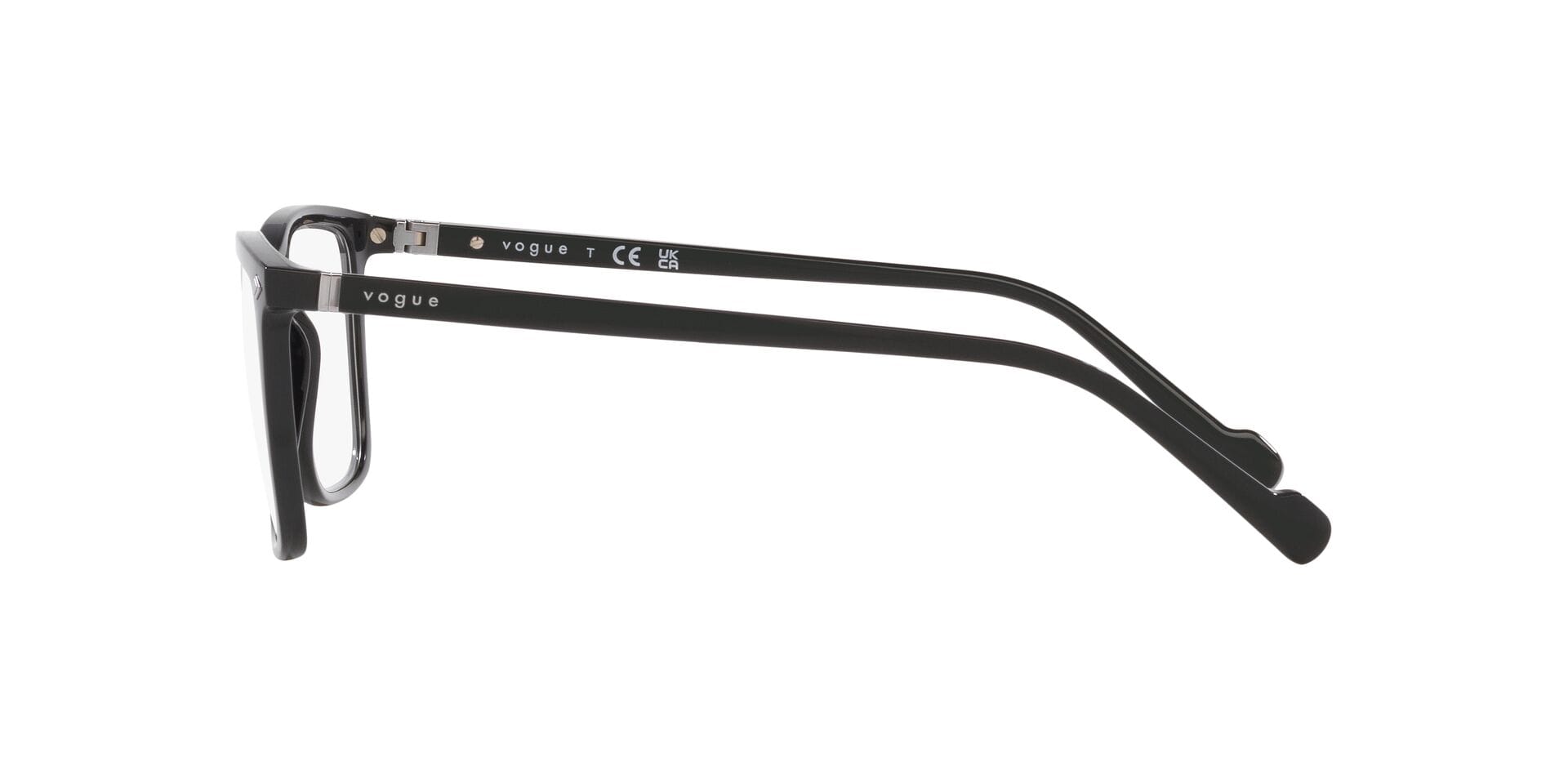Vogue 0VO5492 Frame Black Male Full Shell Frame — Black frame — view 3