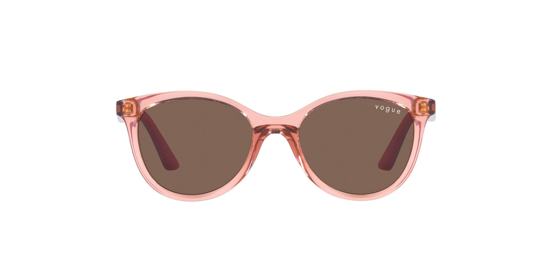 Vogue 0VJ2013 Sunglass Transparent Pink Kids Full Shell Sunglass — Transparent Pink frame — view 2