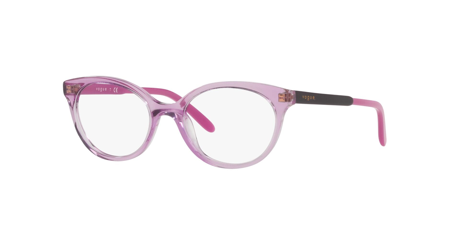 Vogue Junior 0VY2013 Frame Transparent Kids Full Shell Frame — Transparent frame — alternate view