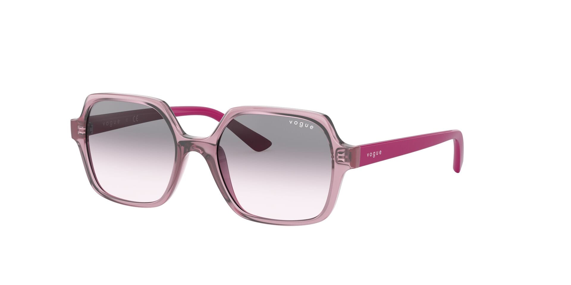 Vogue 0VJ2006 Sunglass Transparent Violet Kids Full Shell — Transparent Violet frame