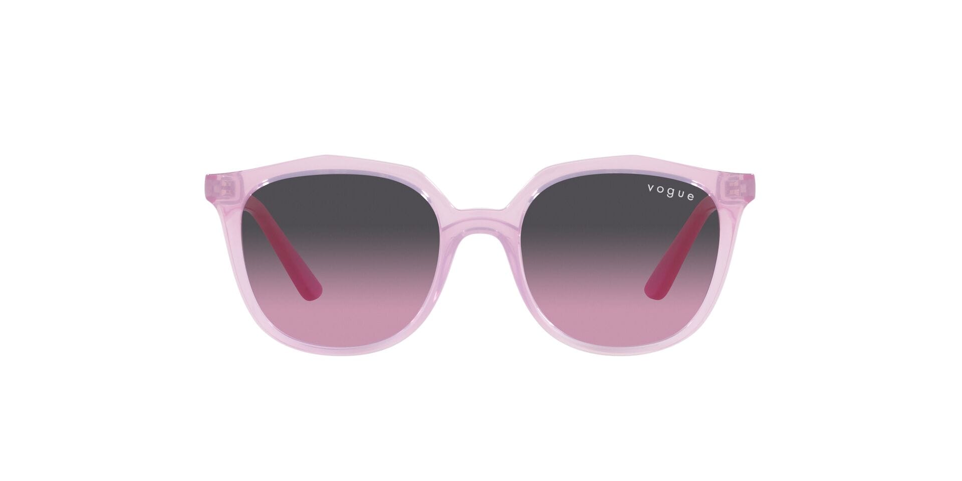 Vogue 0VJ2016 Sunglass Transparent Violet Kids Full Shell Sunglass — Transparent Violet frame — view 2
