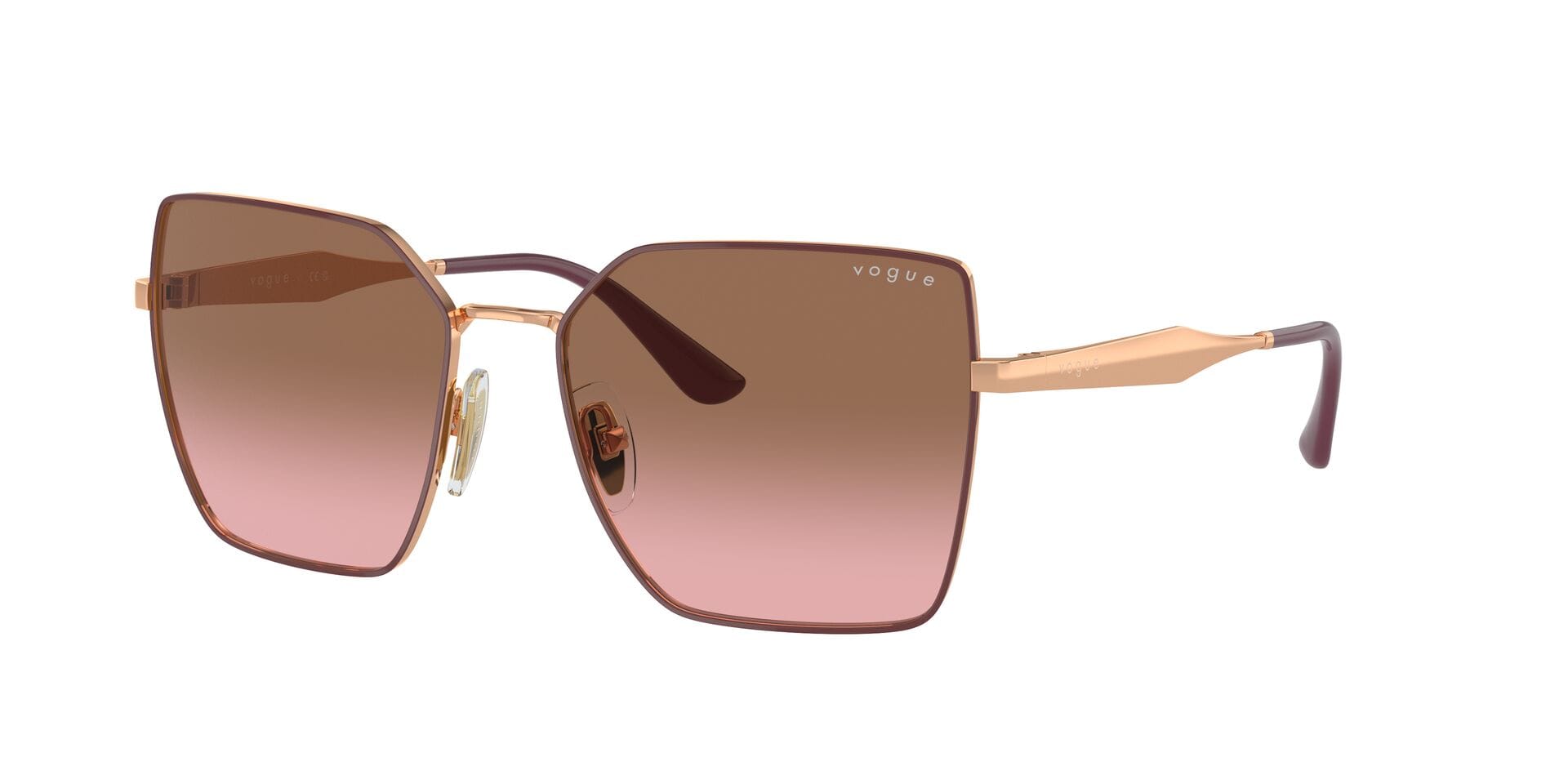 Vogue 0VO4284S Sunglass Maroon Female Full Metal — Maroon frame