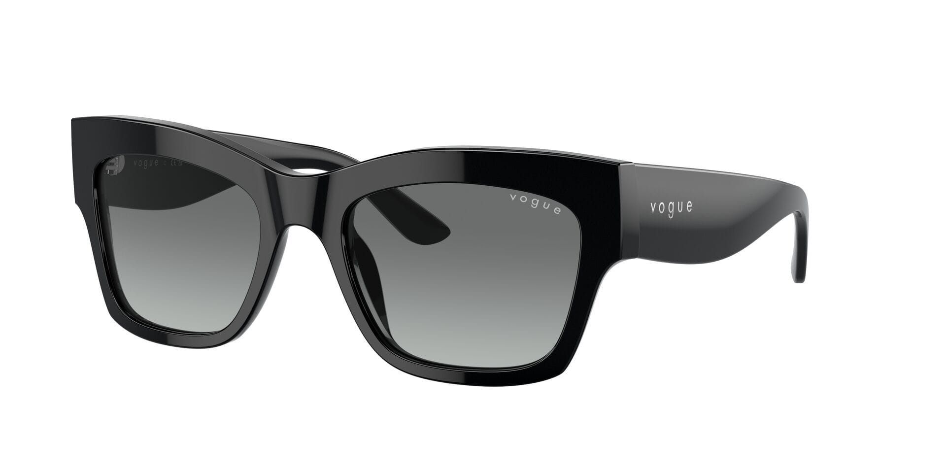Vogue 0VO5524S Sunglass Black Female Full Shell — Black frame