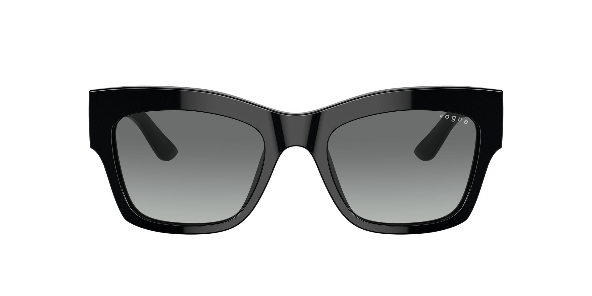 Vogue 0VO5524S Sunglass Black Female Full Shell Sunglass — Black frame — view 3