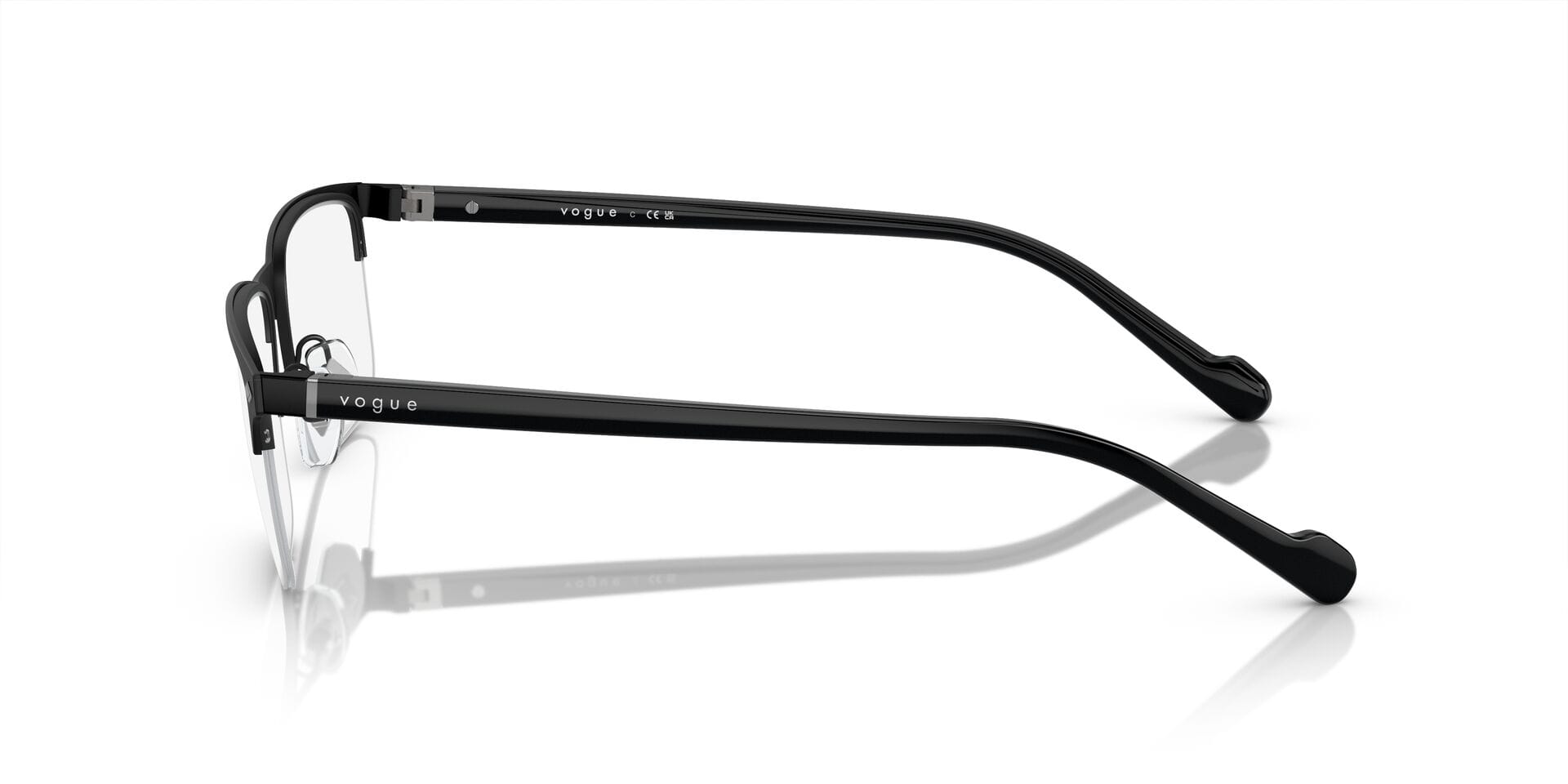 Vogue 0VO4292 Frame Matt Black Male Supra Shell Frame — Matt Black frame — view 4