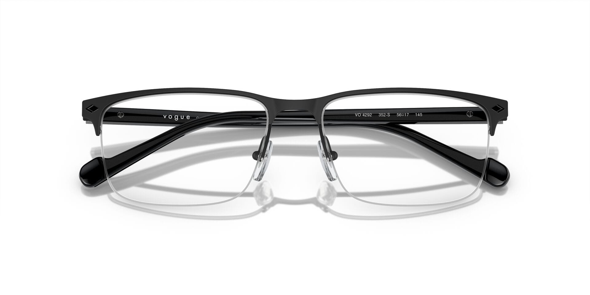 Vogue 0VO4292 Frame Matt Black Male Supra Shell Frame — Matt Black frame — view 5