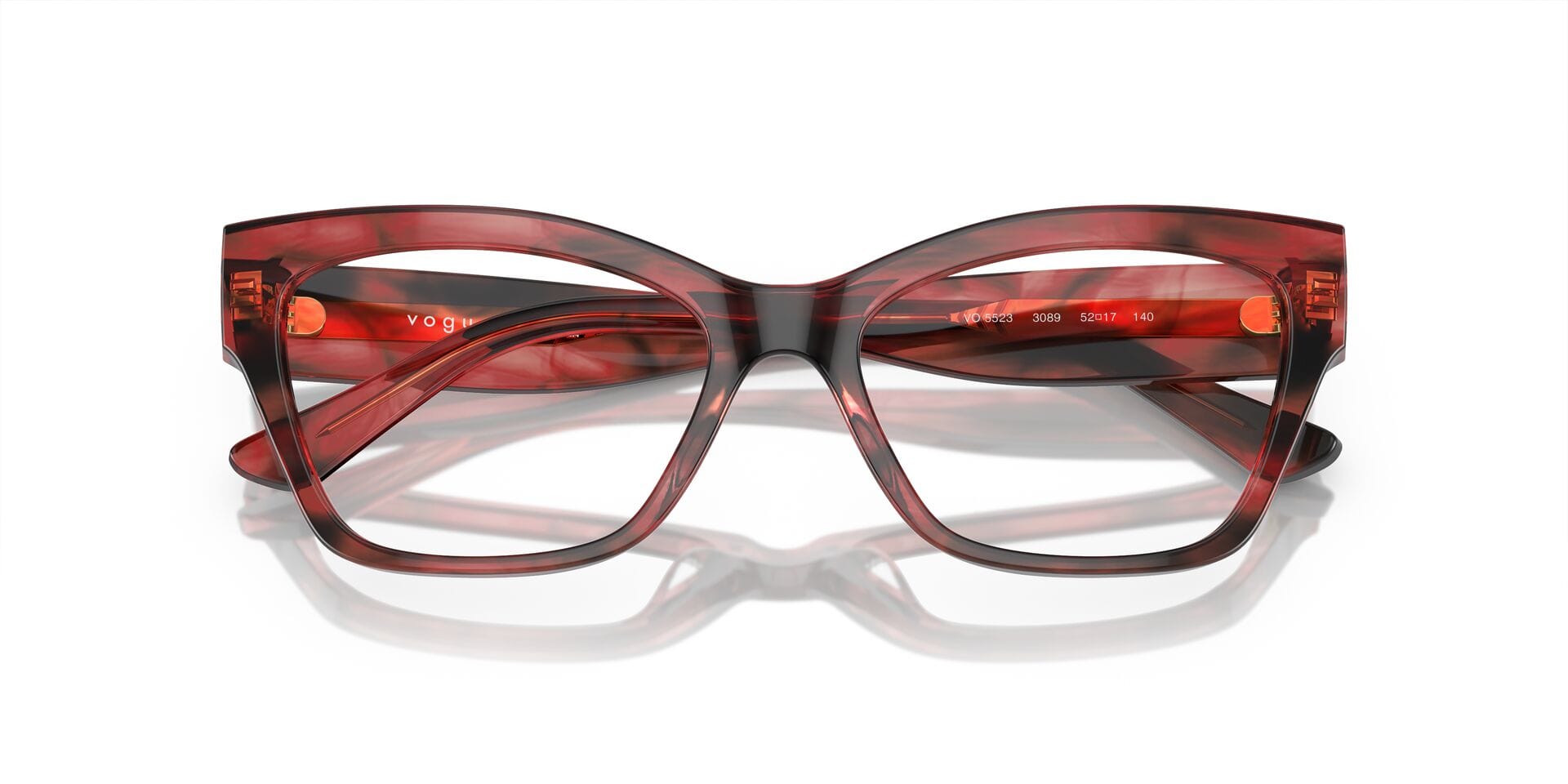 Vogue 0VO5523 Frame Havana Female Full Shell Frame — Havana frame — view 5