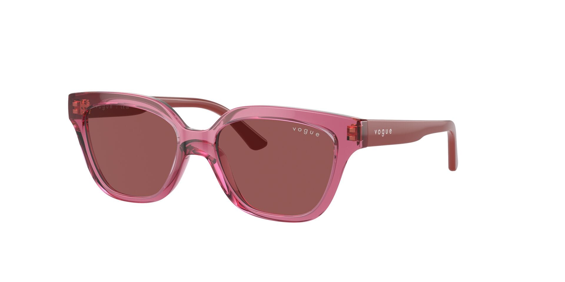 Vogue 0VJ2021 Sunglass Transparent Purple Kids Full Shell — Transparent Purple frame
