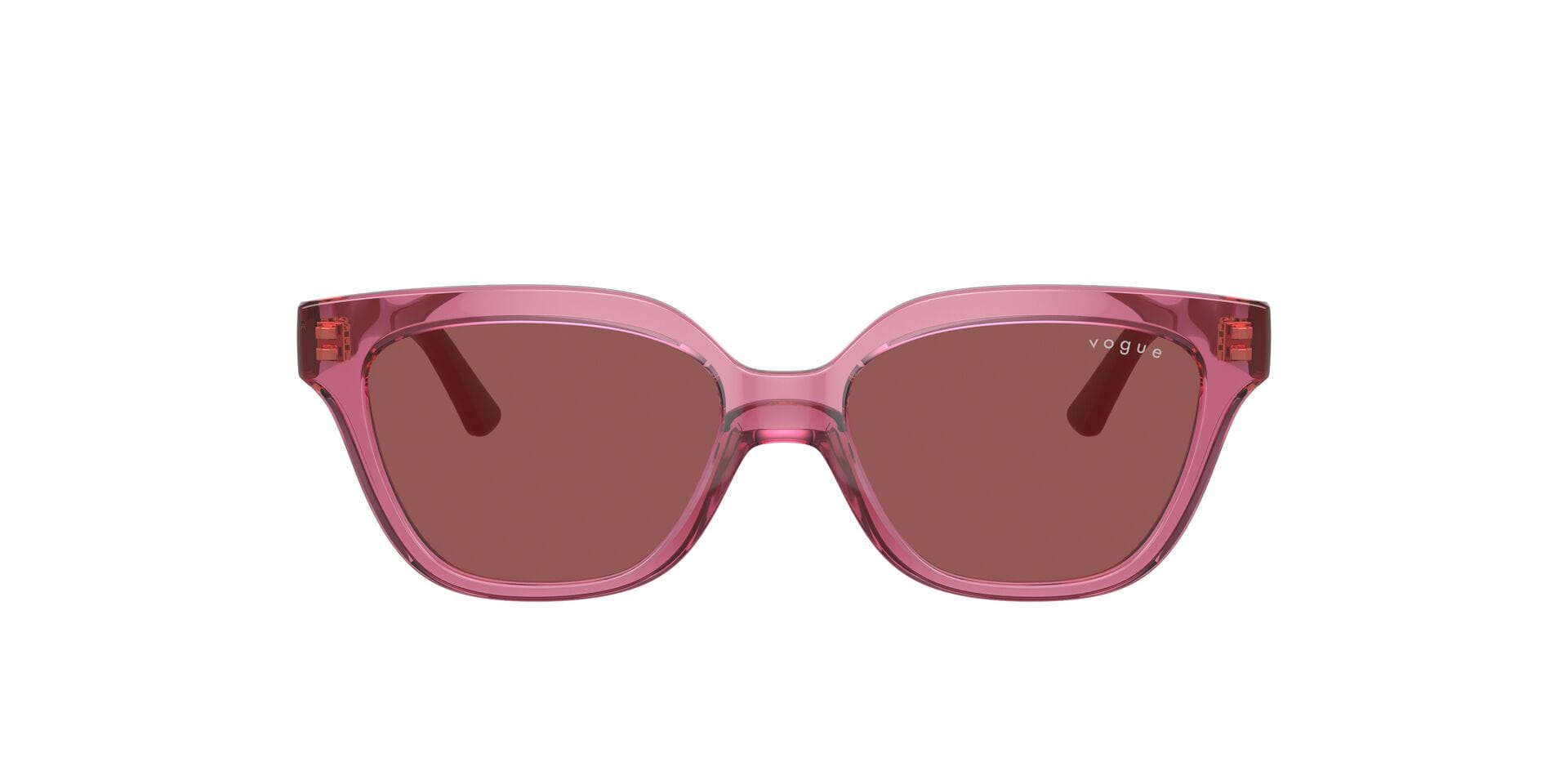 Vogue 0VJ2021 Sunglass Transparent Purple Kids Full Shell Sunglass — Transparent Purple frame — view 2