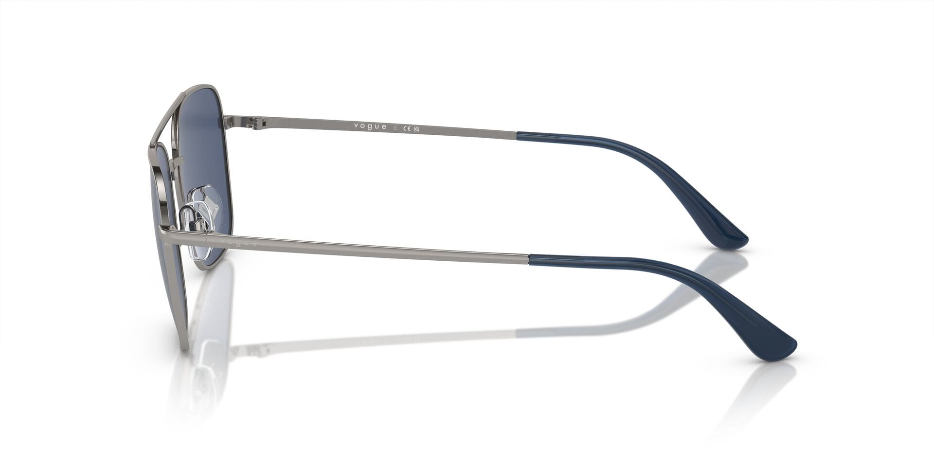 Vogue 0VO4294SI Sunglass Gun Metal Male Full Metal Sunglass — Gun Metal frame — view 3