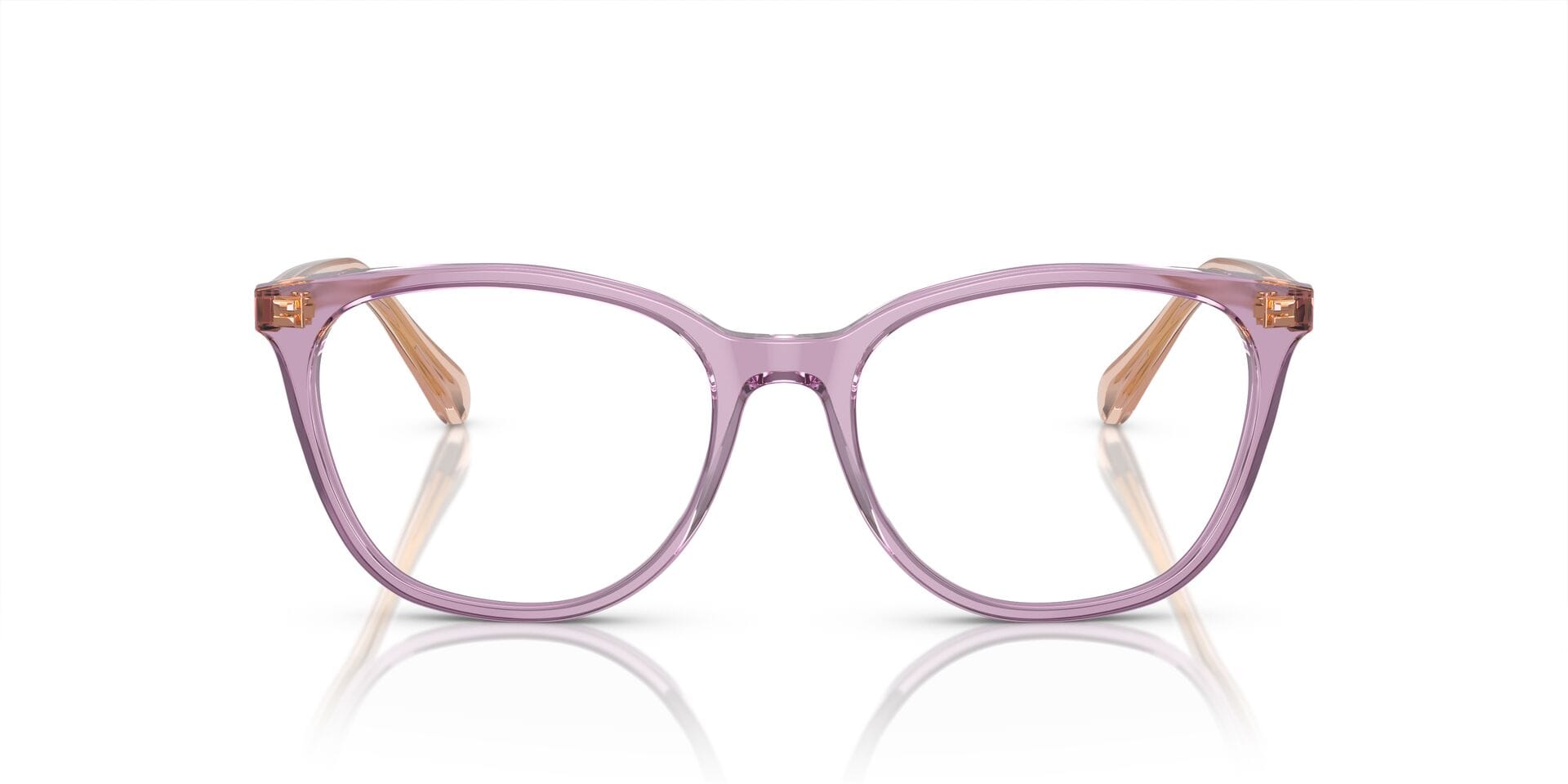 Vogue 0VO5533I Frame Transparent Violet Female Full Shell Frame — Transparent Violet frame — view 3