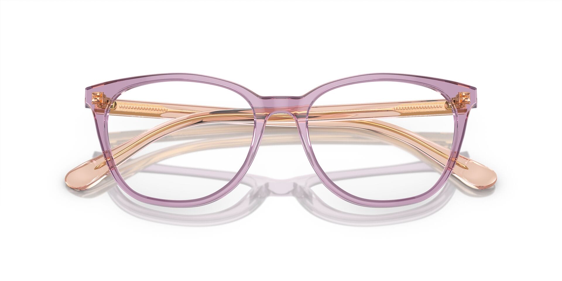 Vogue 0VO5533I Frame Transparent Violet Female Full Shell Frame — Transparent Violet frame — view 5