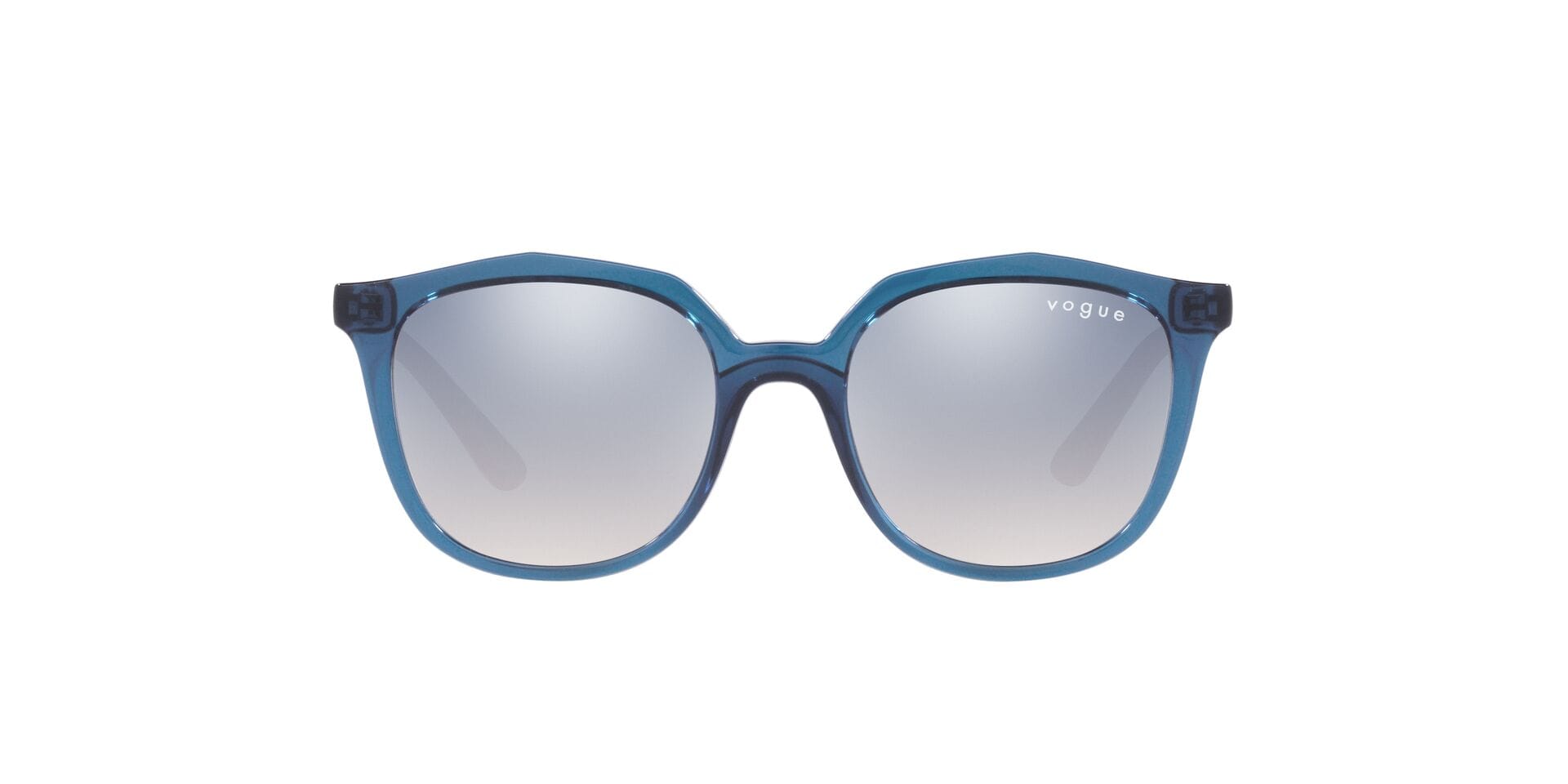 Vogue 0VJ2016 Sunglass Transparent Blue Unisex Full Shell Sunglass — Transparent Blue frame — view 2