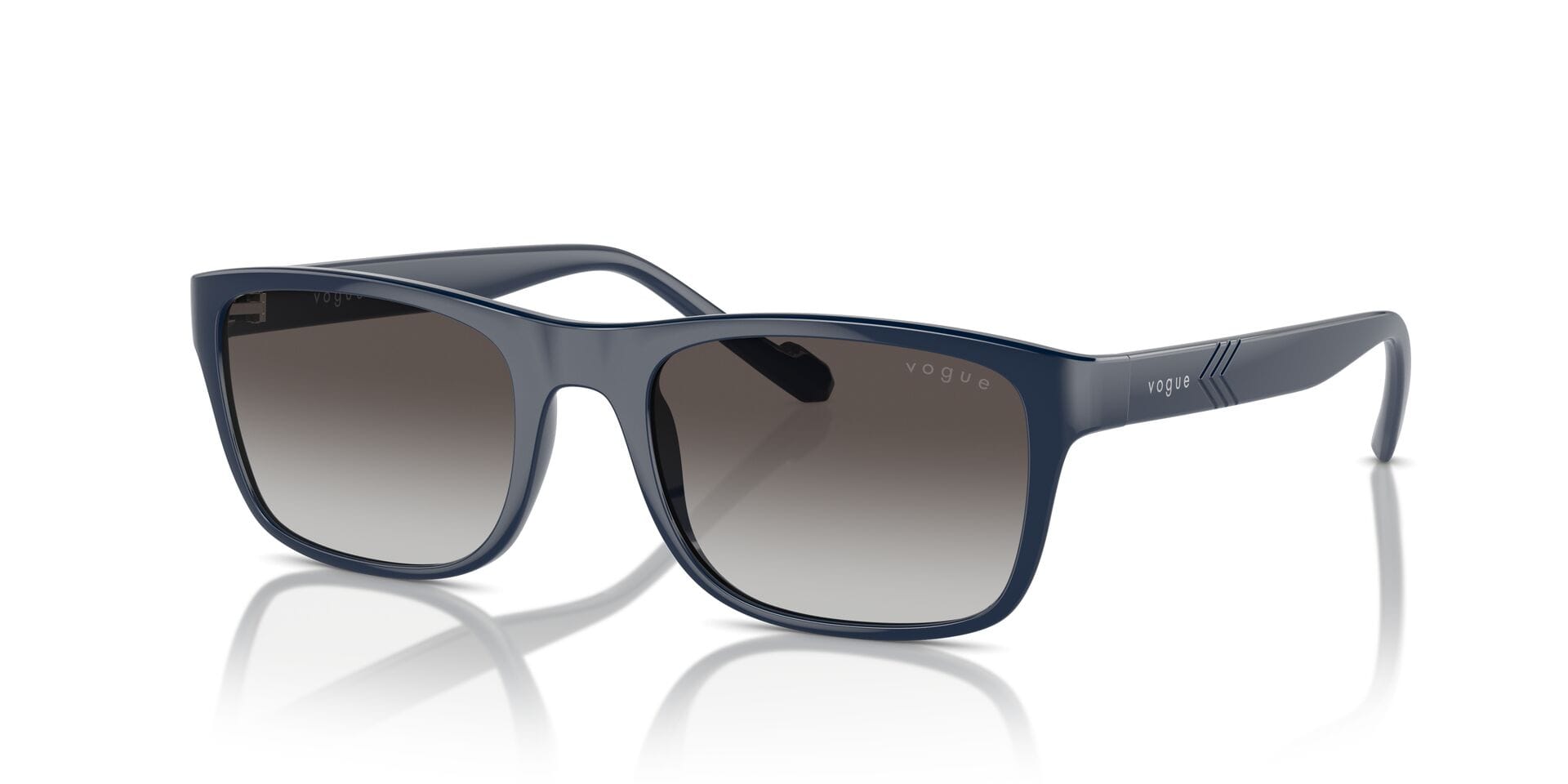 Vogue 0VO5547SI Sunglass Black Male Full Shell Sunglass — Black frame — view 2