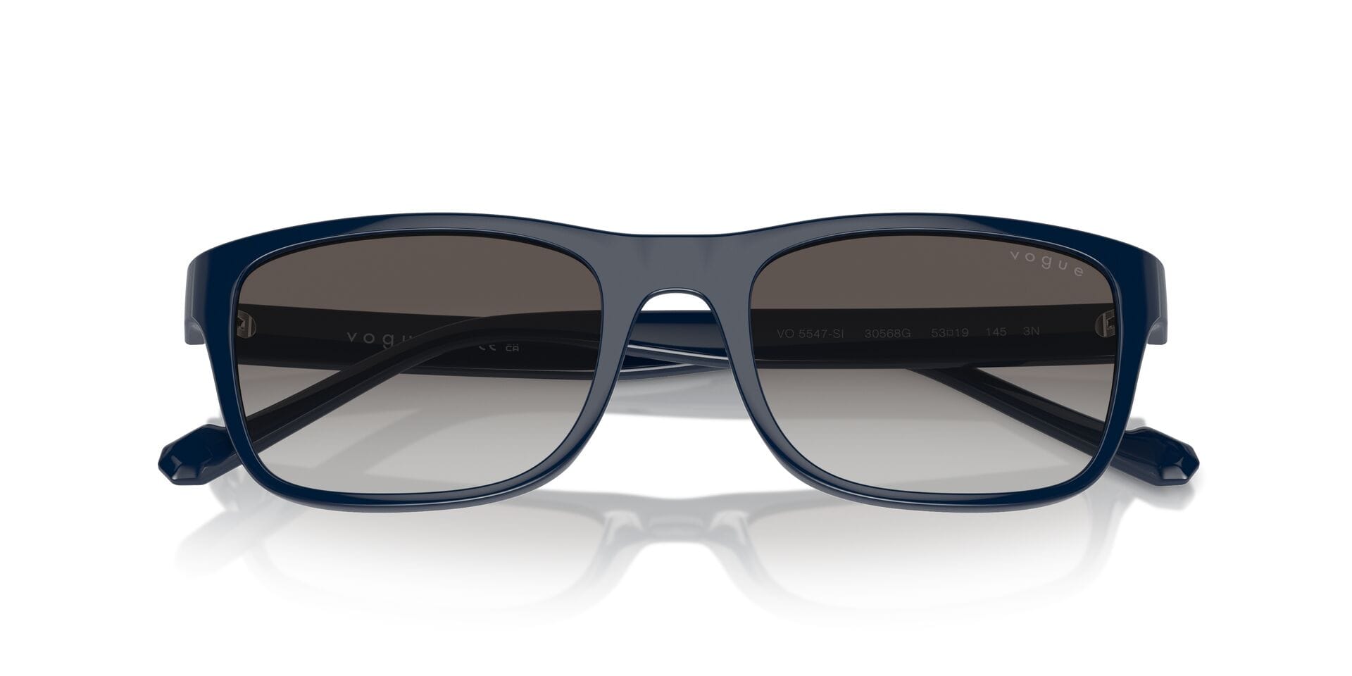 Vogue 0VO5547SI Sunglass Black Male Full Shell Sunglass — Black frame — view 7