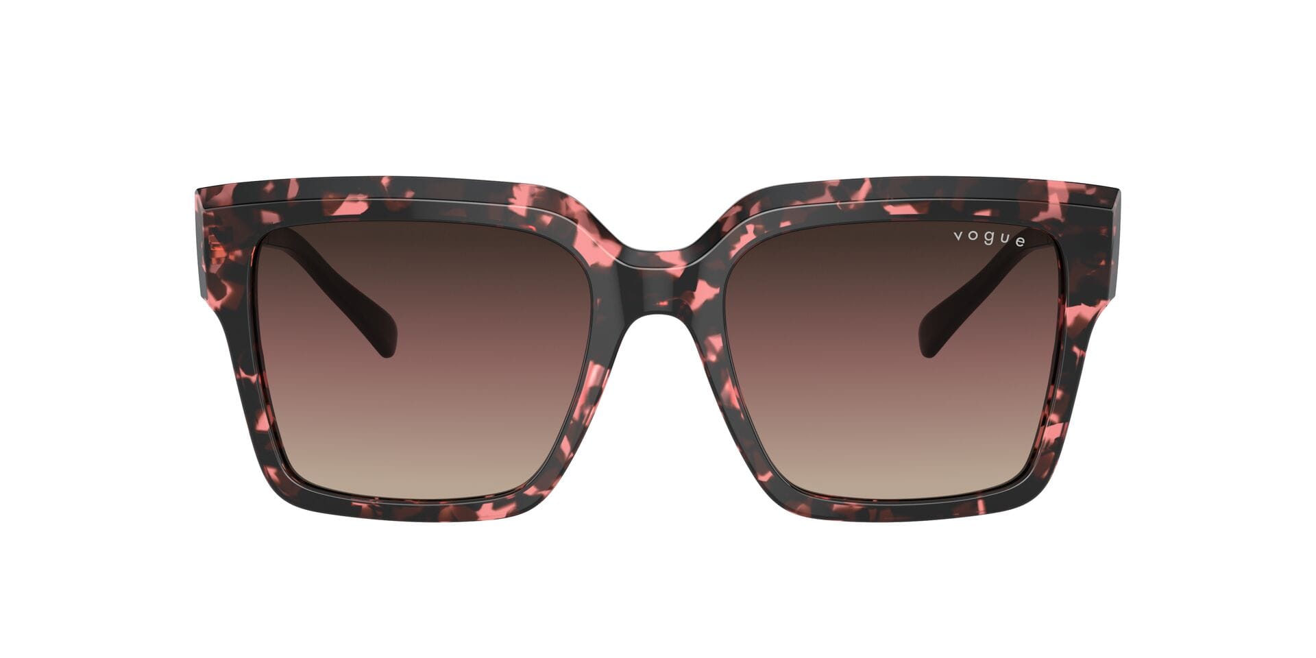Vogue 0VO5553S Sunglass Havana Female Full Metal Sunglass — Havana frame — view 2