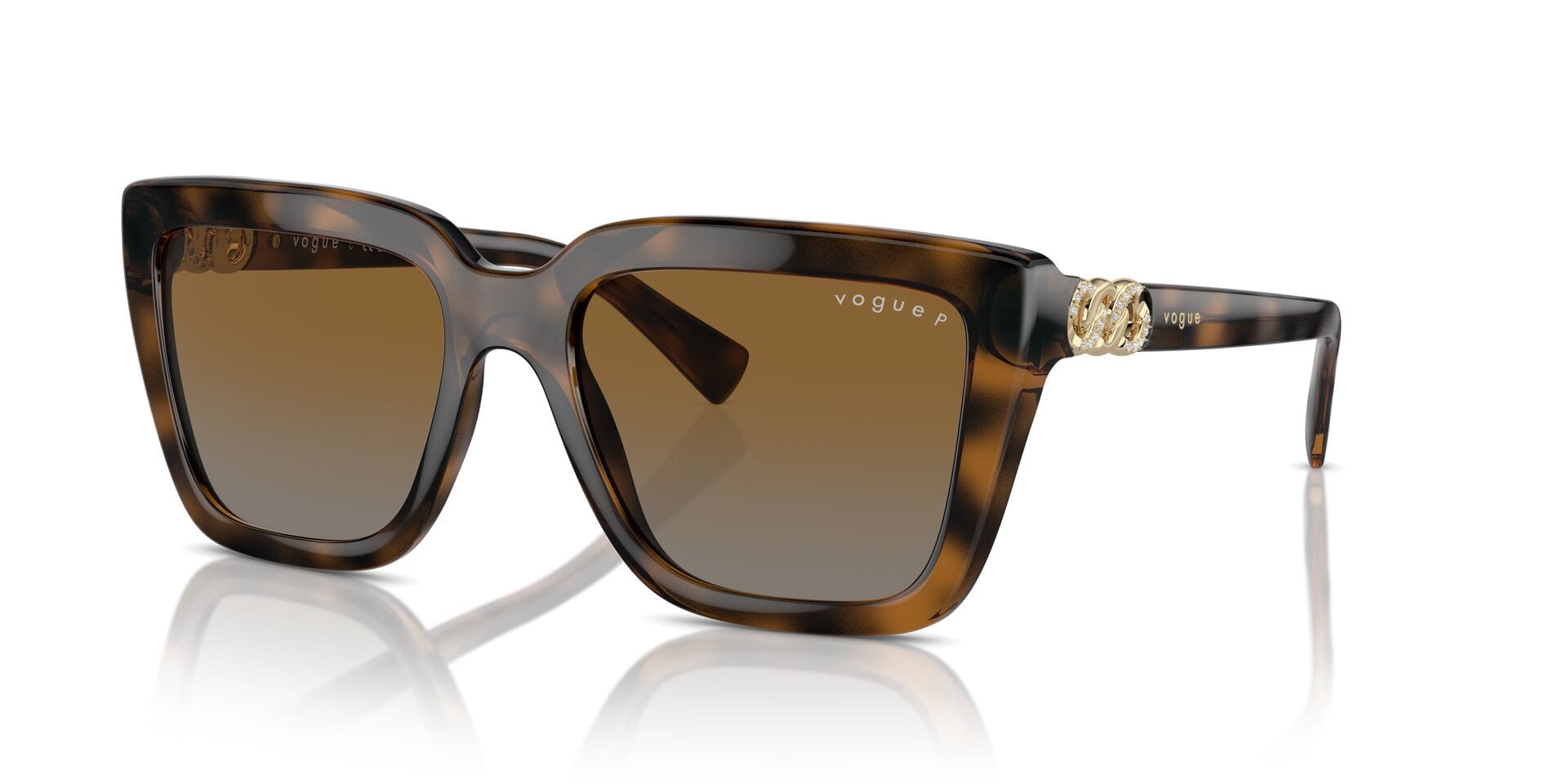 Vogue 0VO5575SB Sunglass Havana Female Full Shell — Havana frame