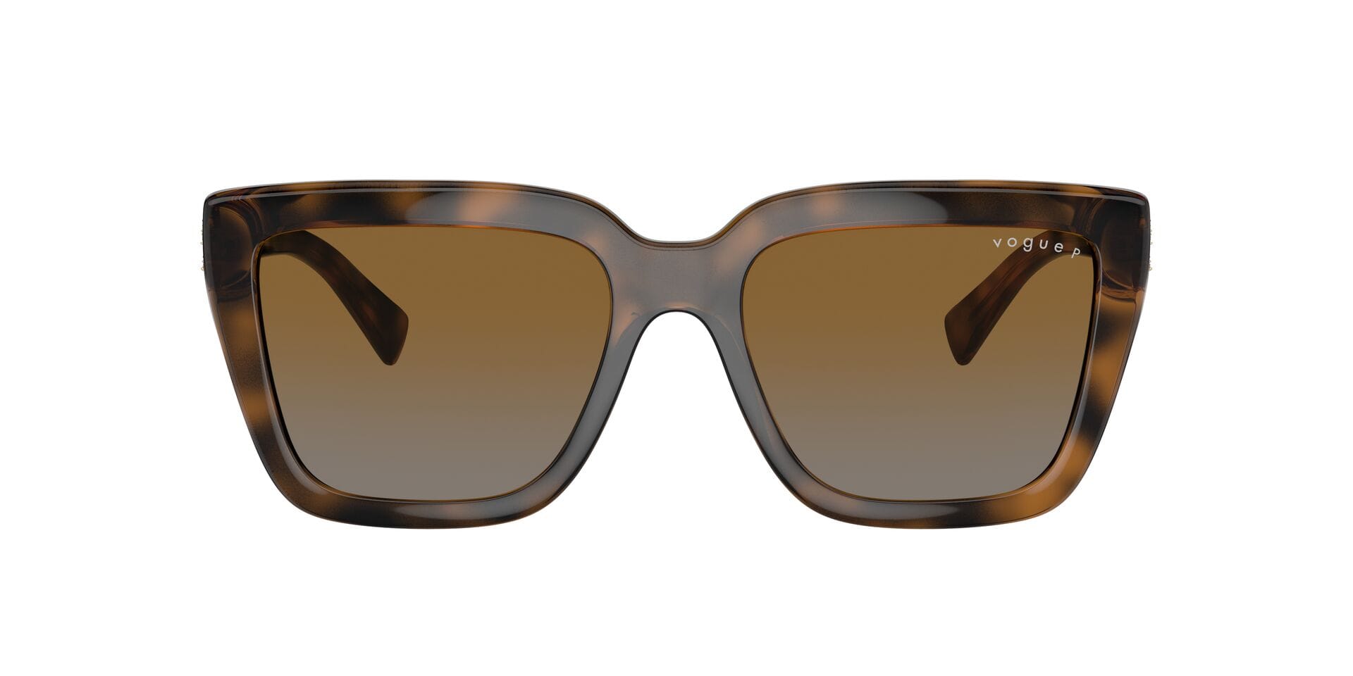Vogue 0VO5575SB Sunglass Havana Female Full Shell Sunglass — Havana frame — view 2