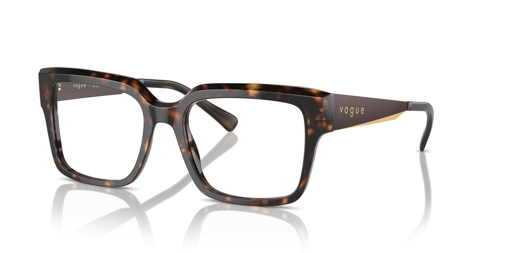 Vogue 0VO5559 Frame Havana Female Full Metal — Havana frame