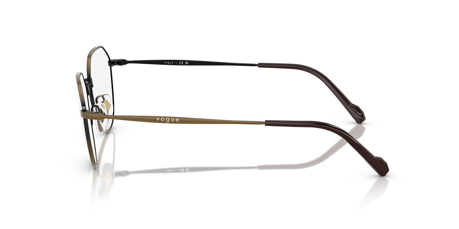 Vogue 0VO4315I Frame Gold Male Full Metal Frame — Gold frame — view 3