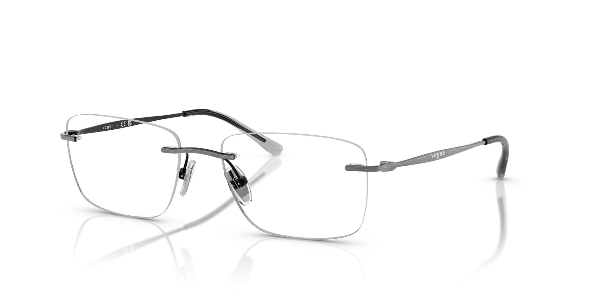 Vogue 0VO4314I Frame Silver Female RimLess Metal — Silver frame