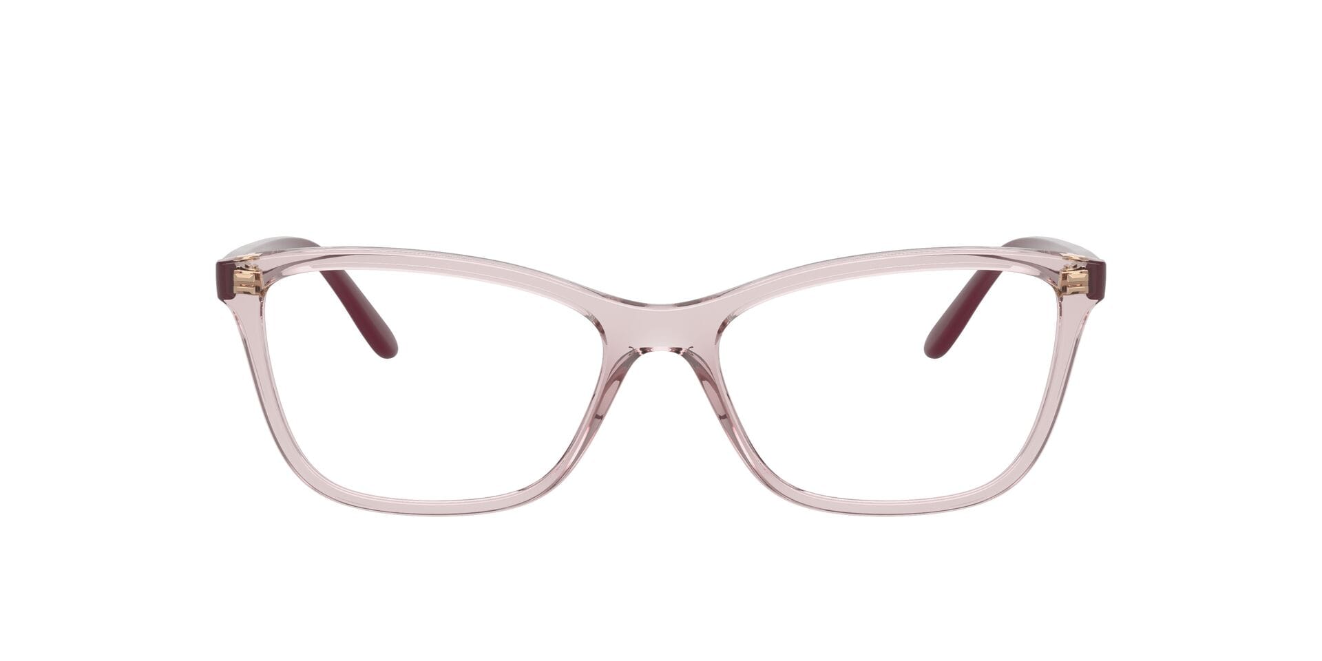 Vogue 0VO5603 Frame Transparent Pink Female Full Shell Frame — Transparent Pink frame — view 2