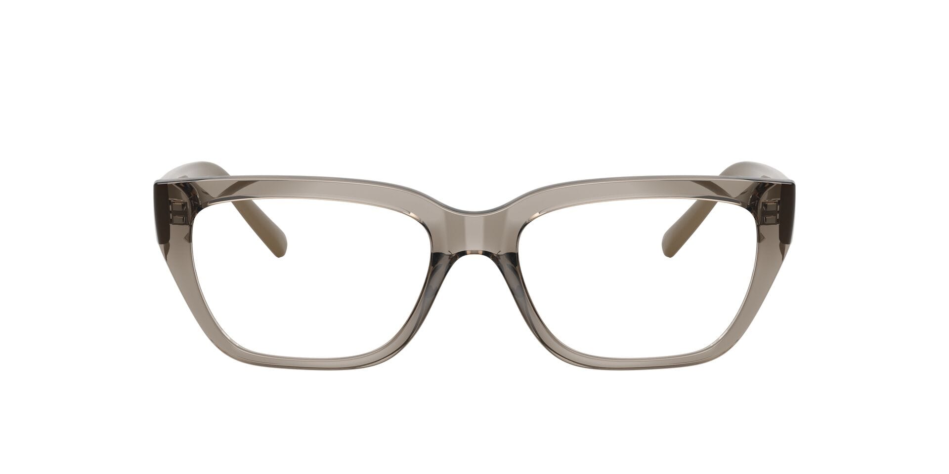 Vogue 0VO5609 Frame Transparent Brown Female Full Shell Frame — Transparent Brown frame — view 2