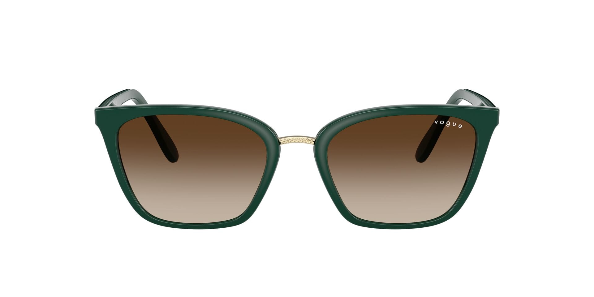 Vogue 0VO5597SI Sunglass Green Female Full Shell Sunglass — Green frame — view 2